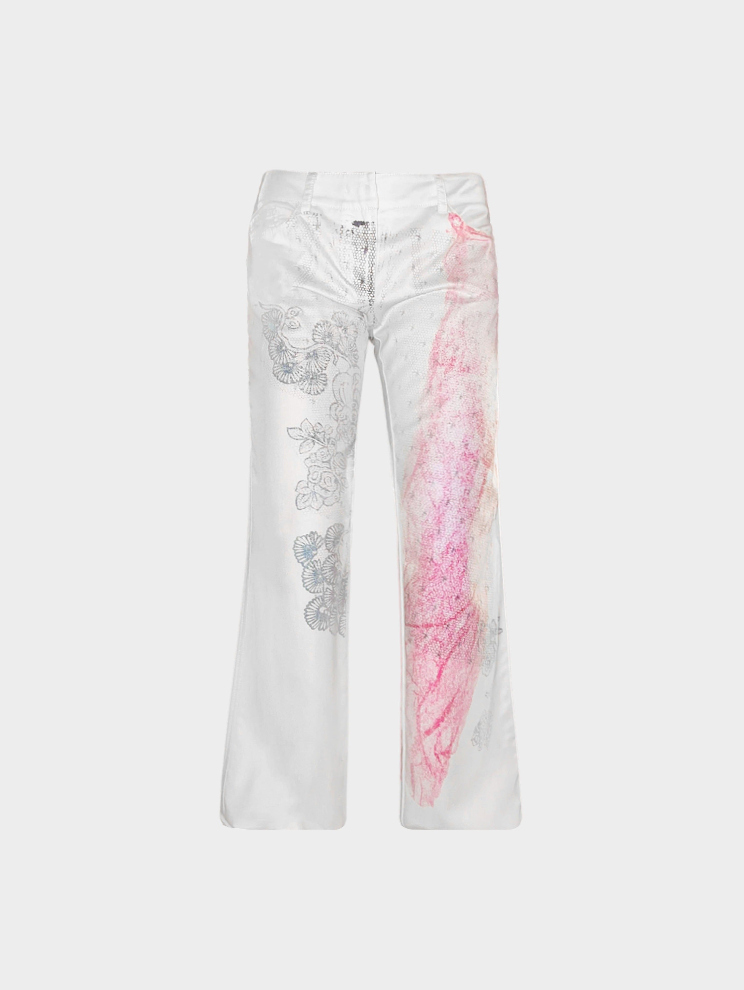 DIOR HOMME | Off white Men‘s Denim Trousers | YOOX