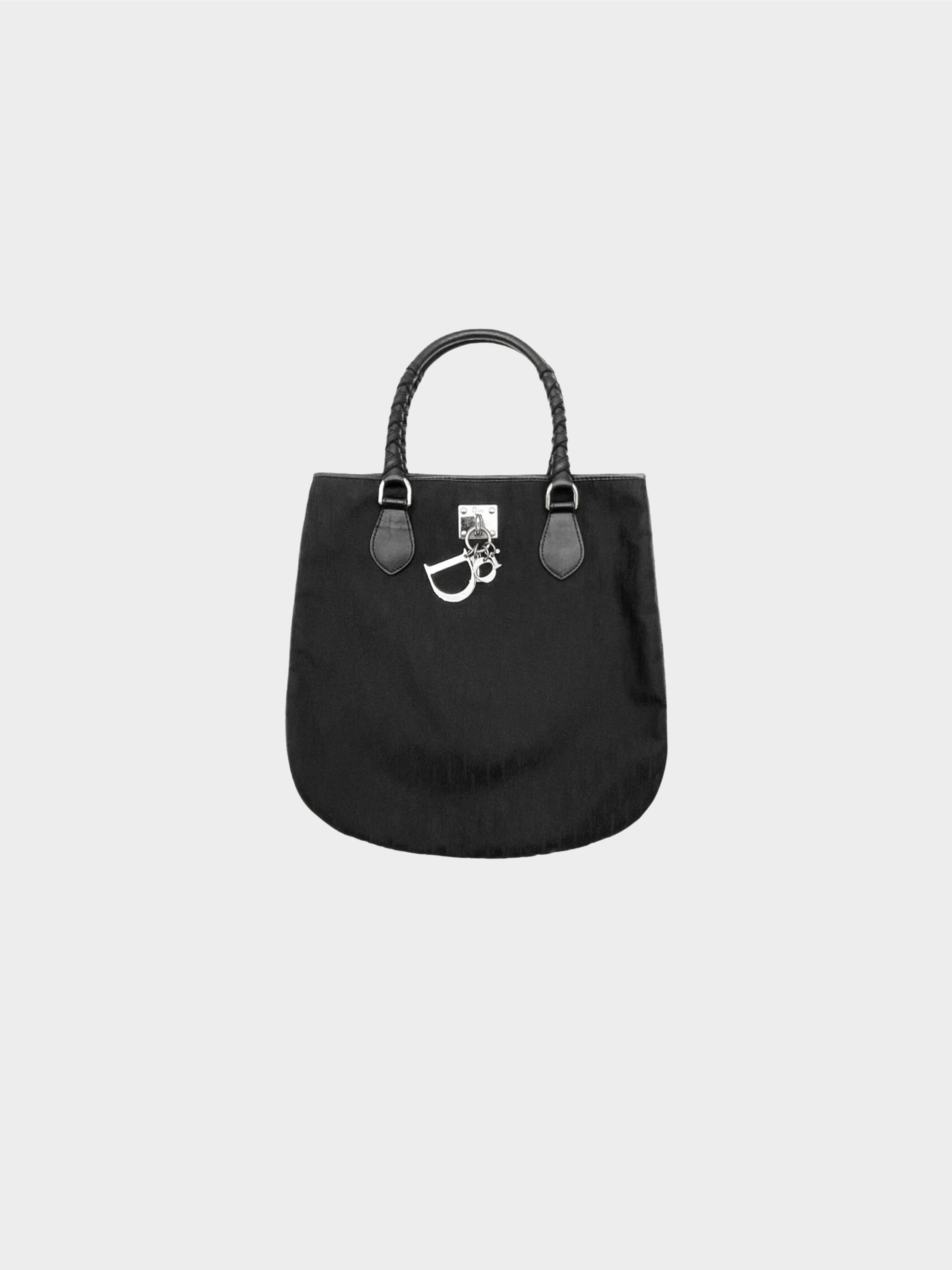 Christian Dior 2007 Black Trotter Tote Bag