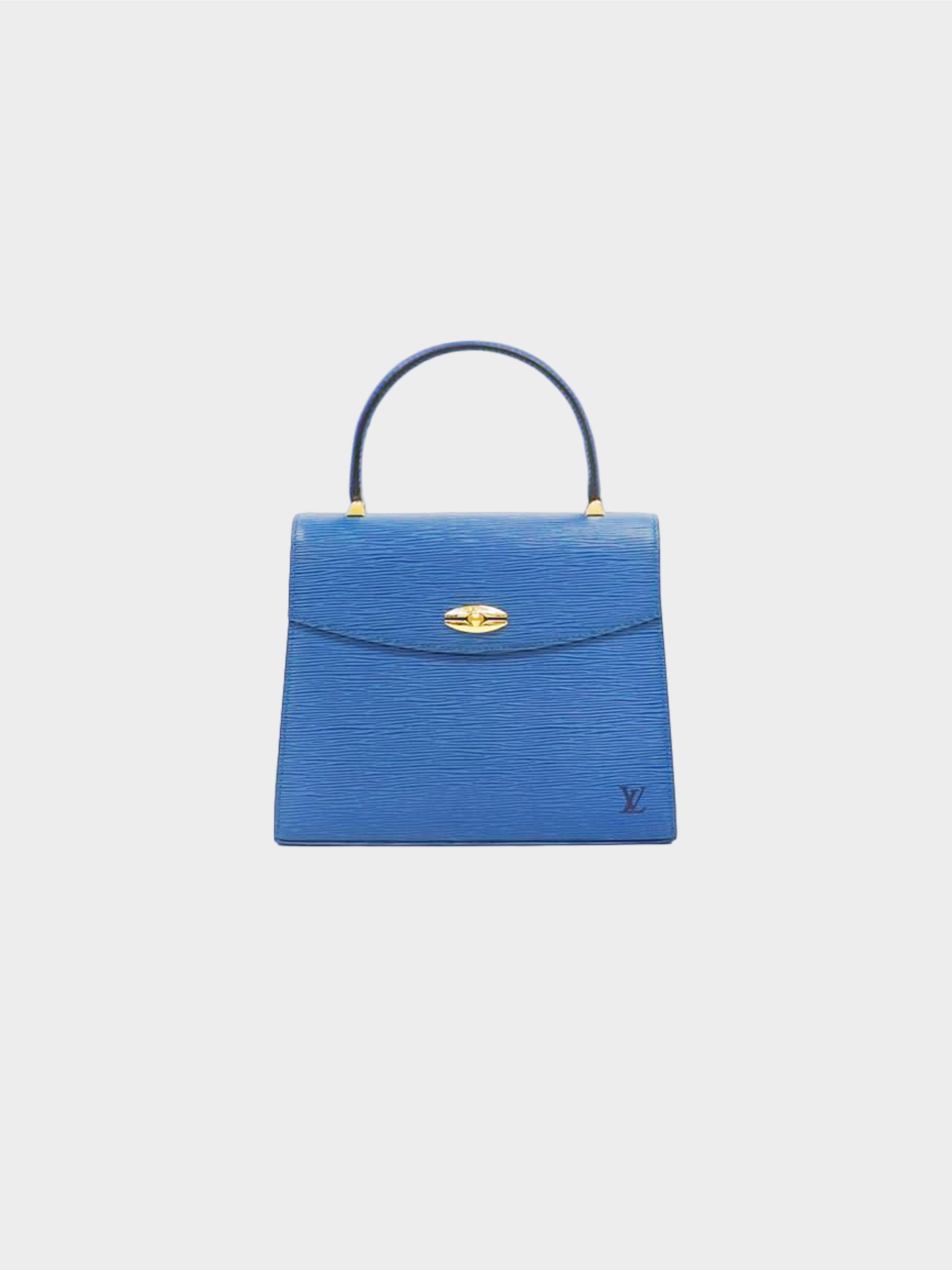 1995 Louis Vuitton Blue Epi Leather Vintage Speedy 25 at 1stDibs