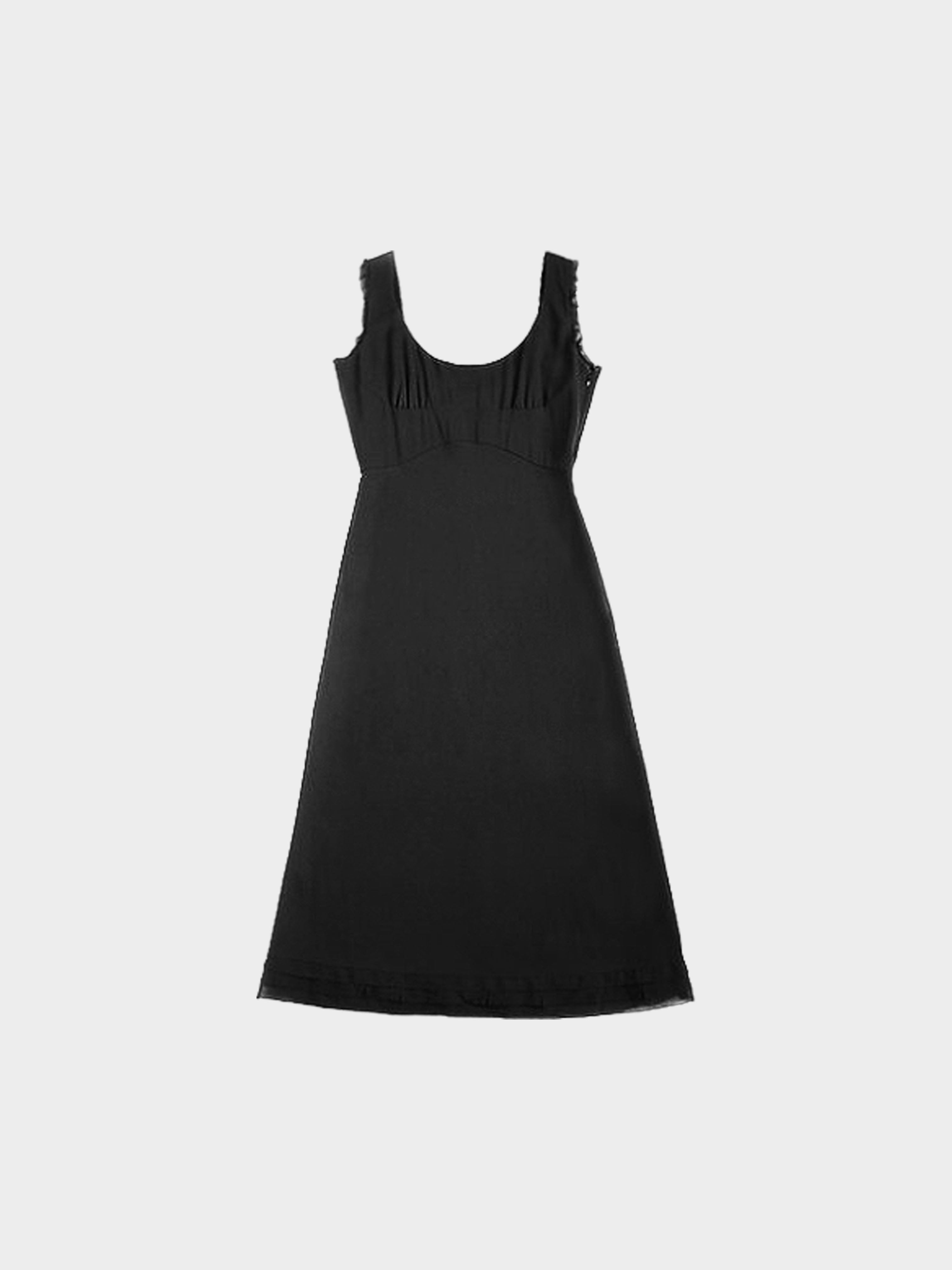 Prada FW 2000 Black Viscose Dress