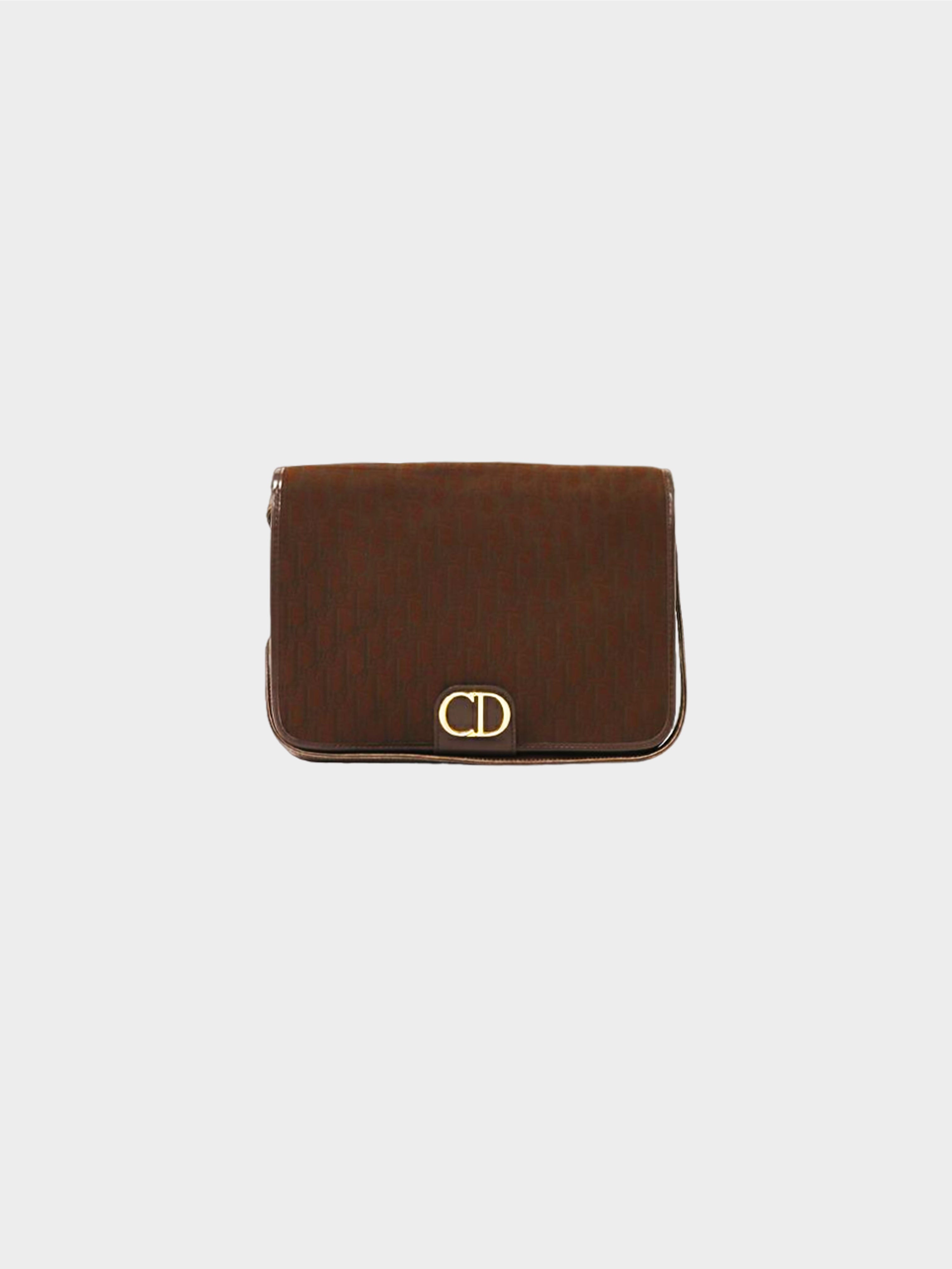 Christian Dior 1990s Brown Trotter Shoulder Bag · INTO