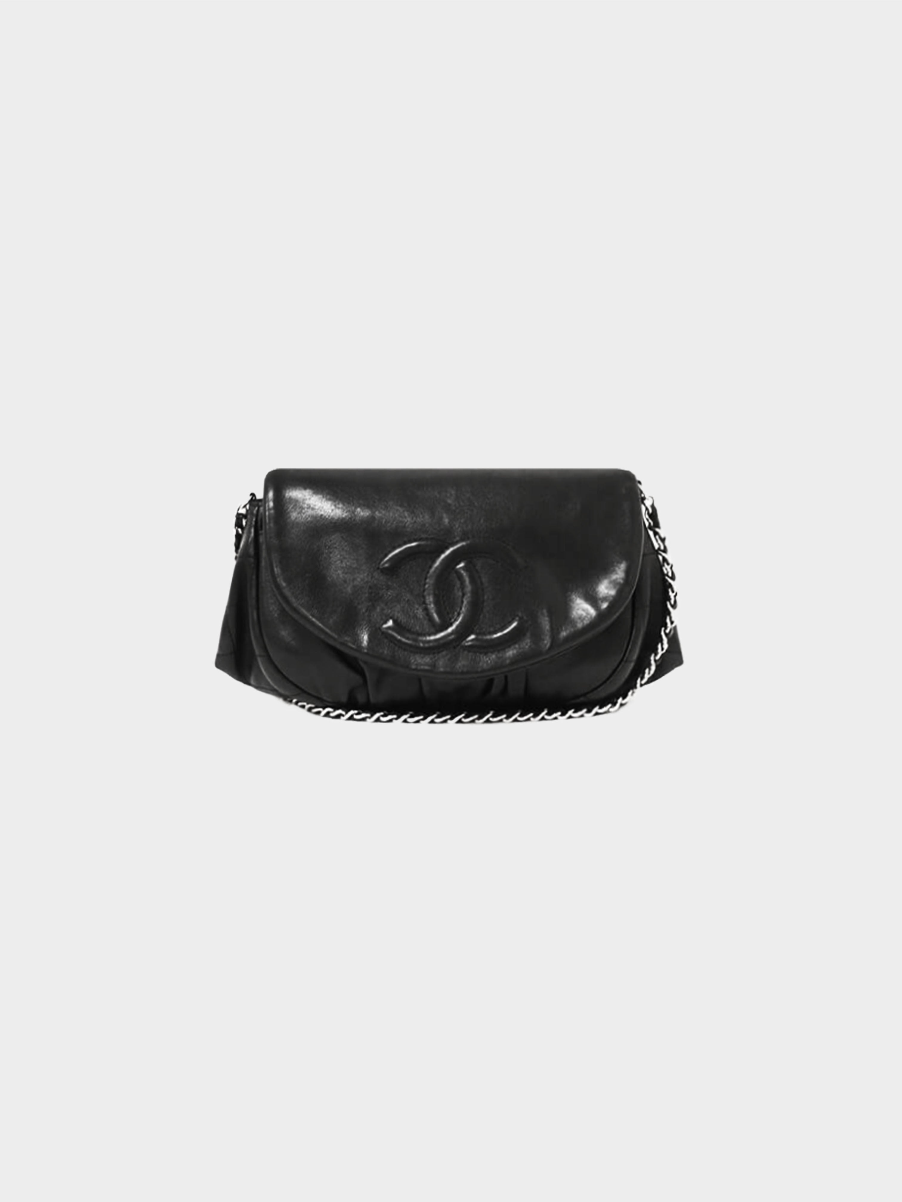 Chanel 2005 Black Origami Quilted Tote Bag · INTO