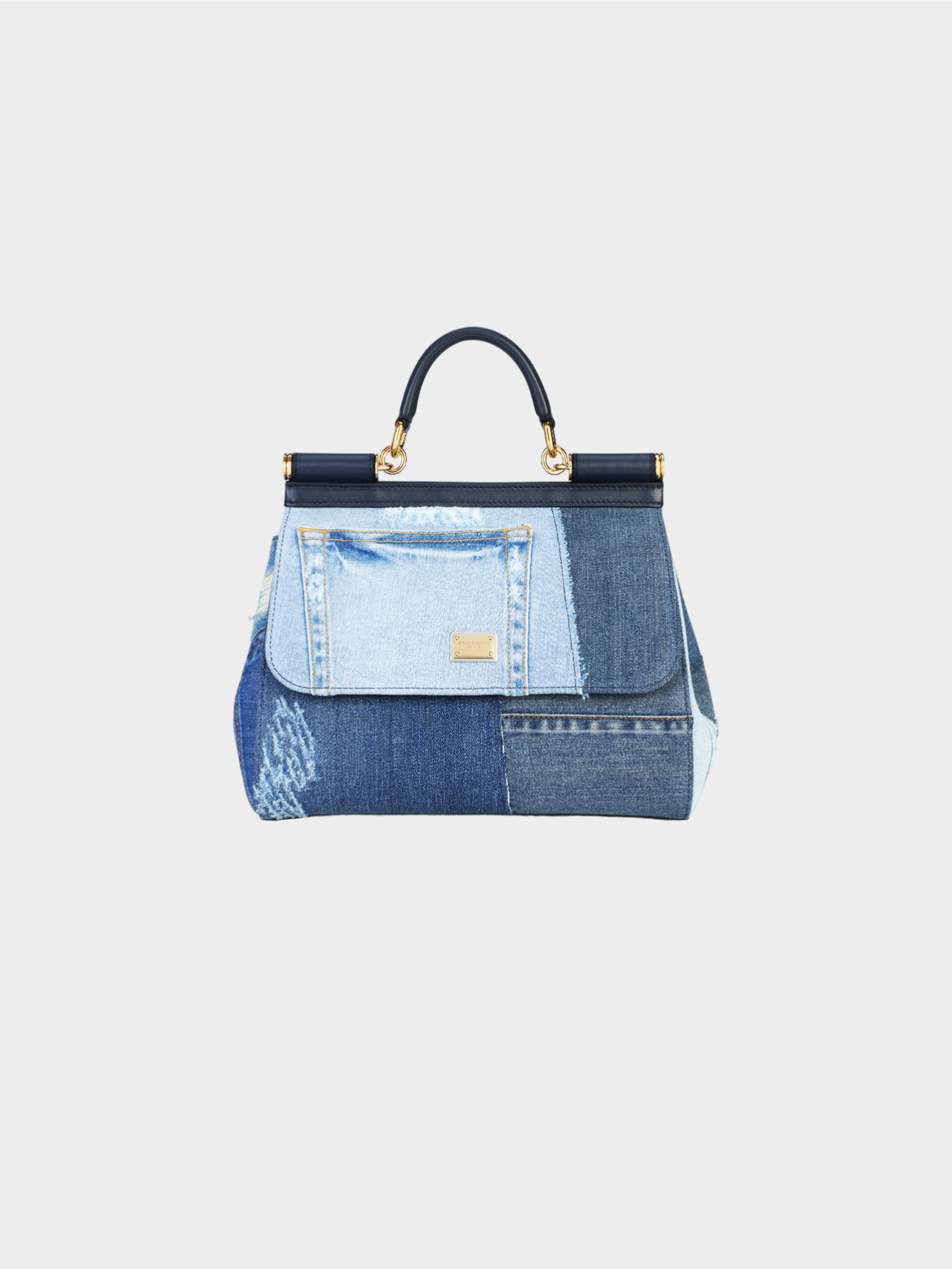 Dolce and Gabbana 2021 Denim Miss Siciliy Medium Bag