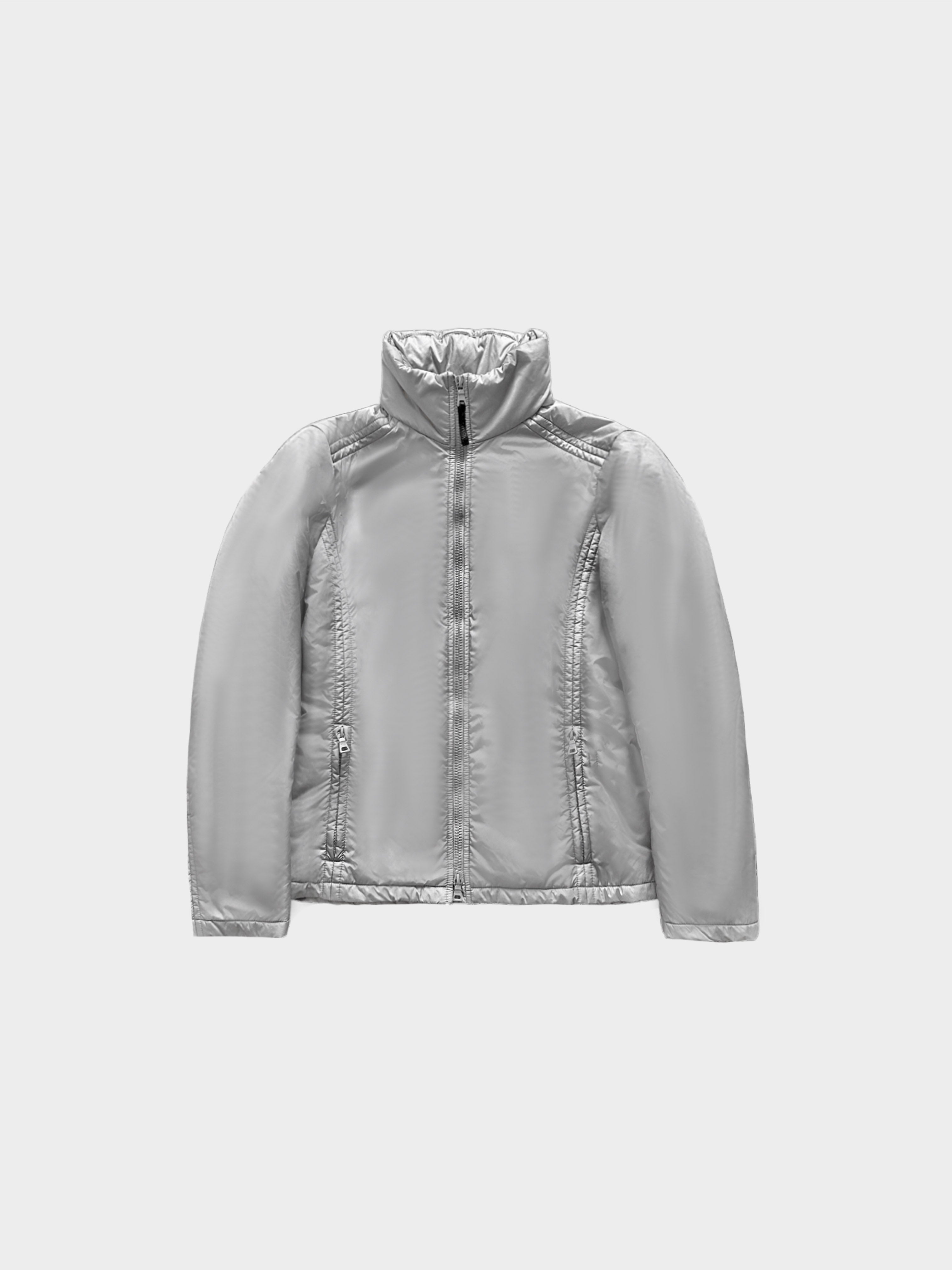 Prada Sport 2006 Grey Nylon Padded Jacket