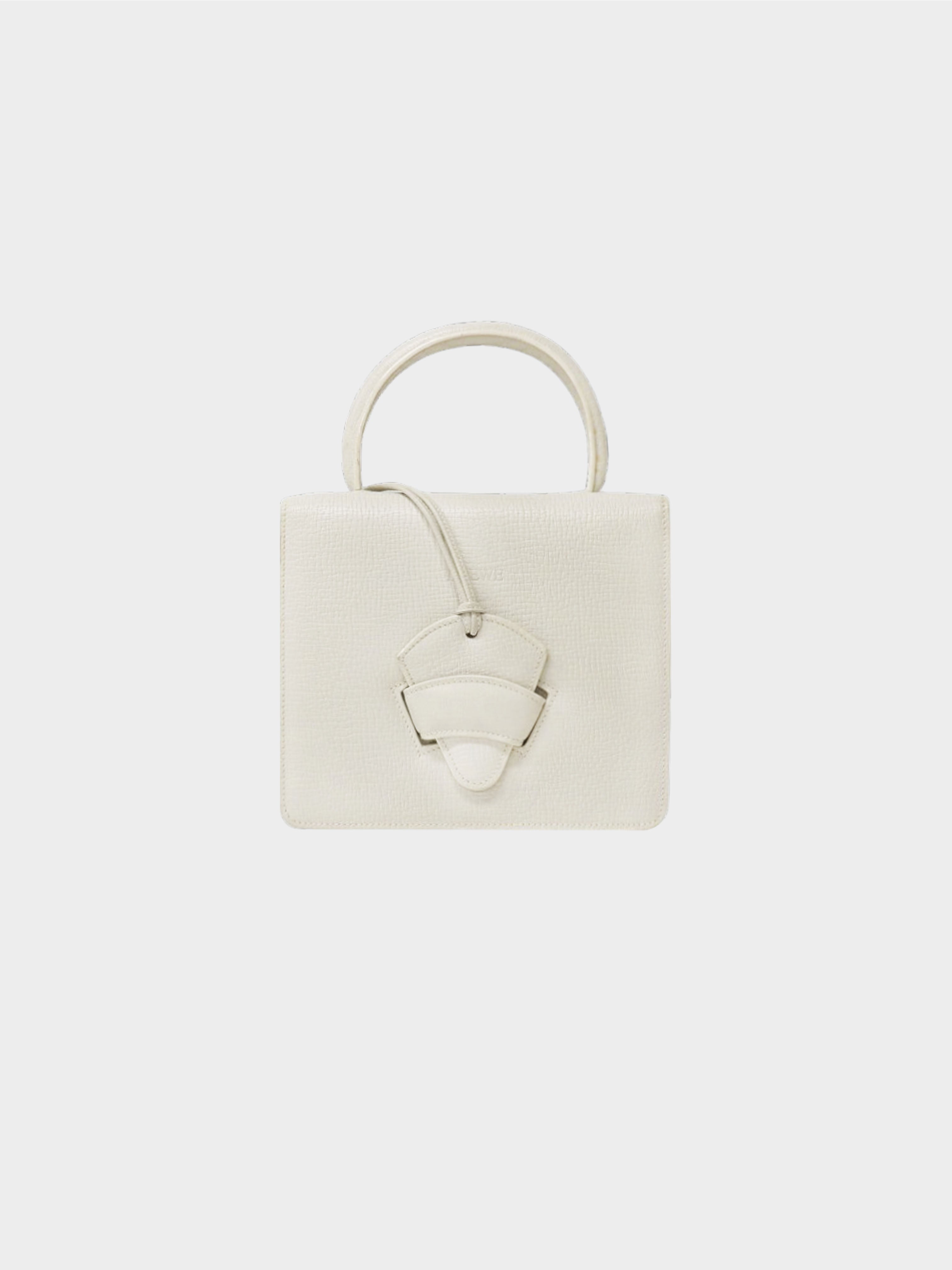 Loewe 2010s White Barcelona Handbag