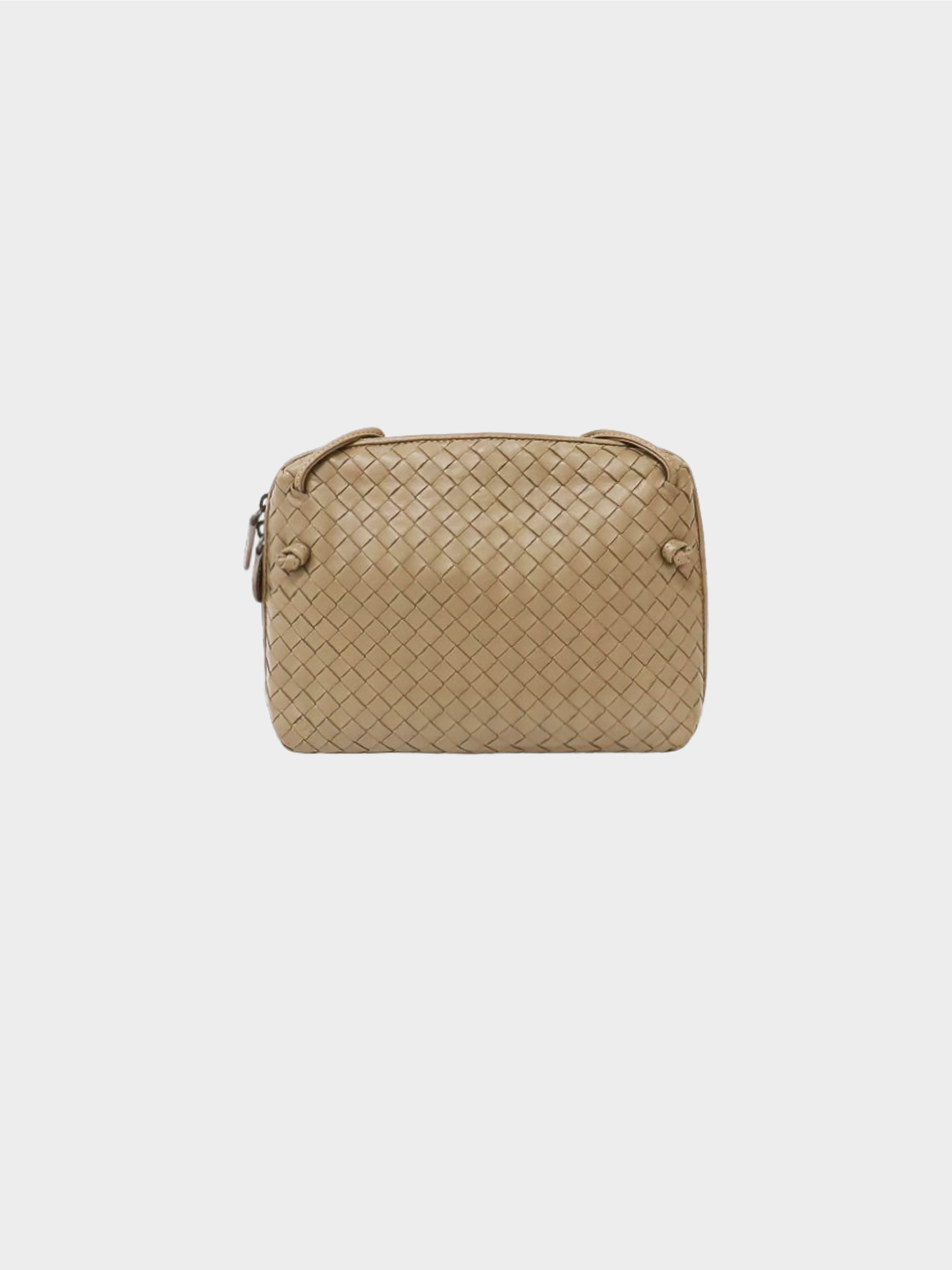 Bottega Veneta Late 2010s Intrecciato Leather Nodini Crossbody Bag