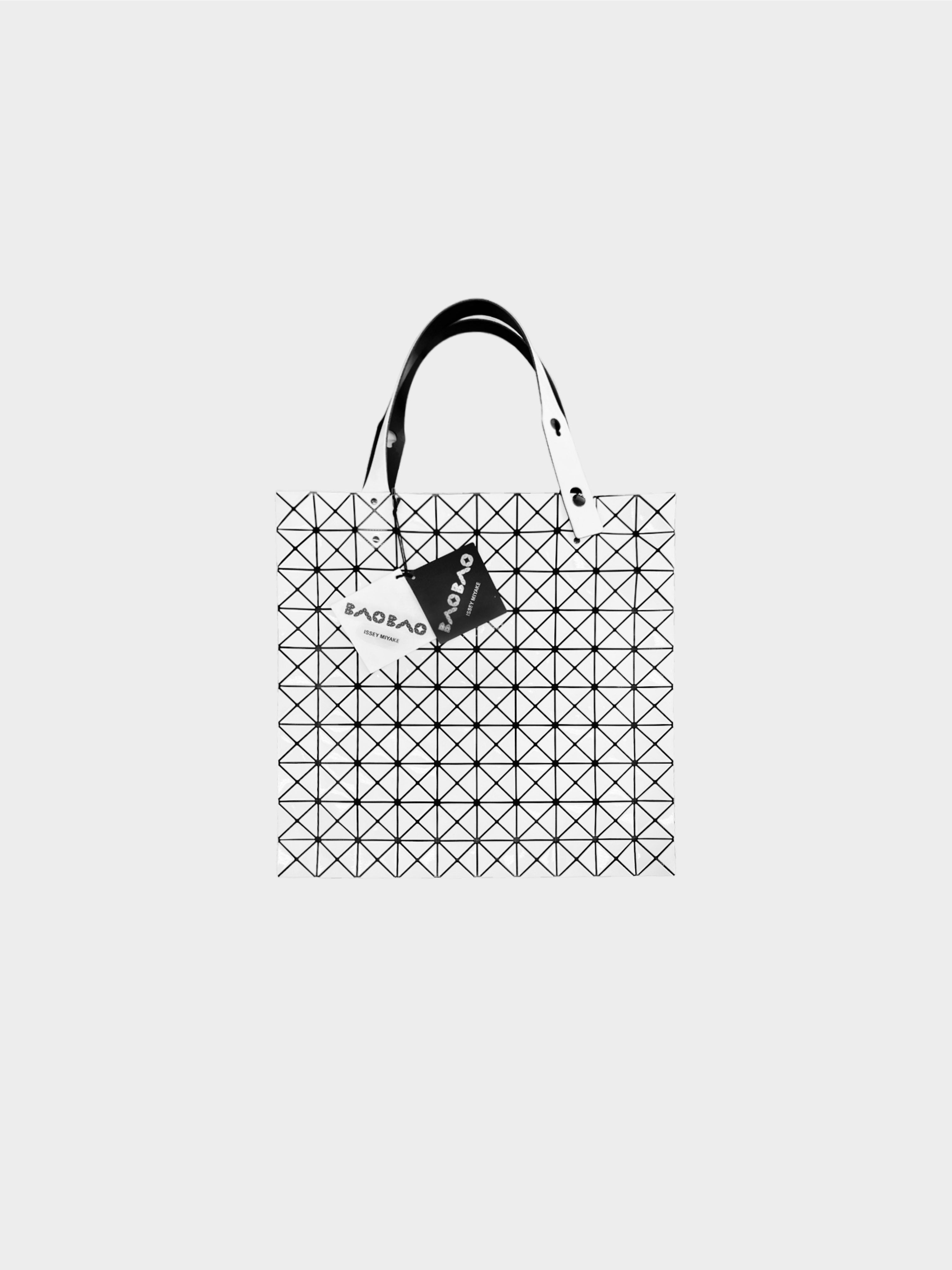 Issey Miyake 2010s White Bao Bao Prism Tote Bag