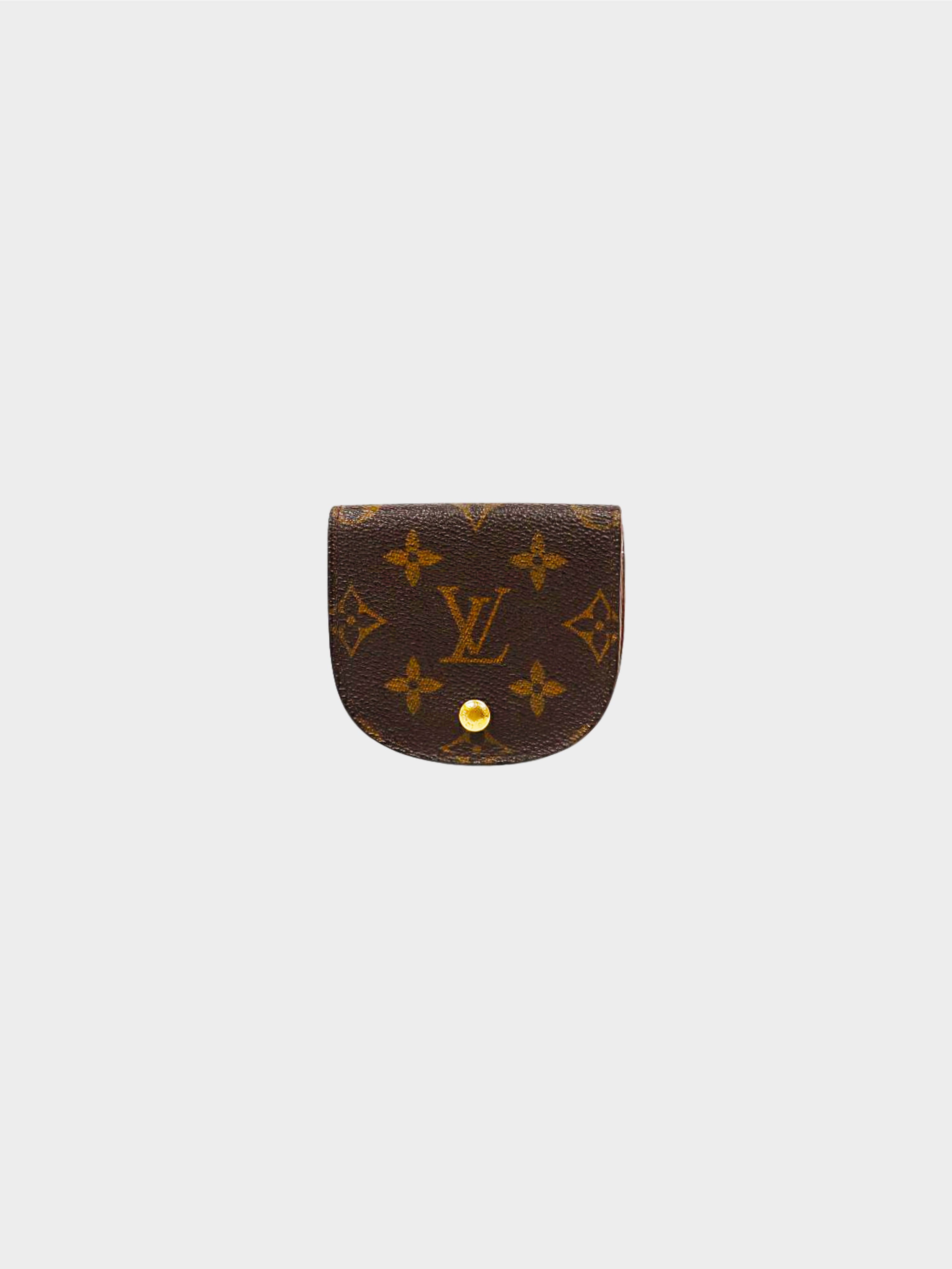 Louis Vuitton 2001 Monogram Portomone Gusset Coin Purse