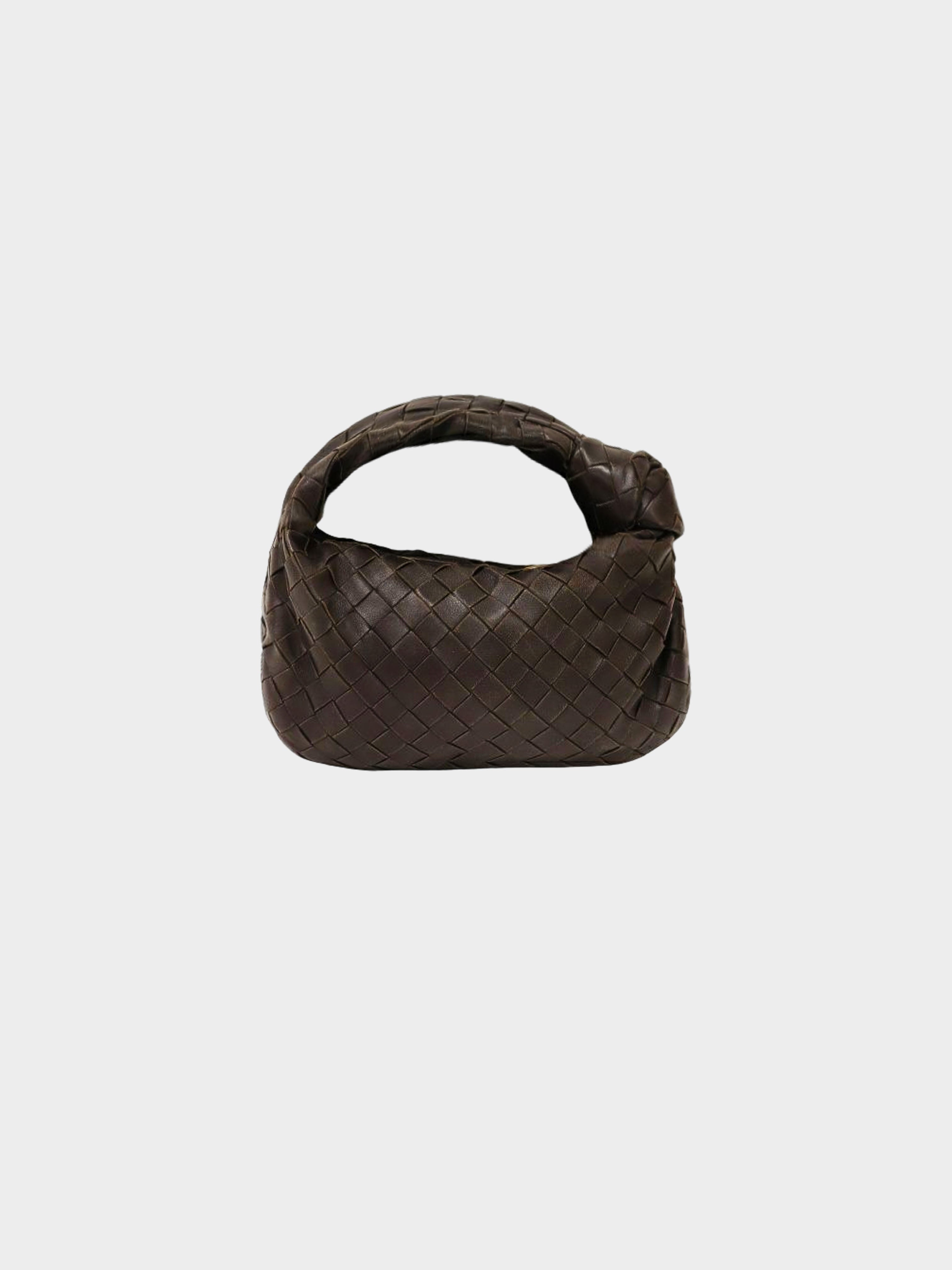 Bottega Veneta 2020 Dark Brown Mini Jodie Bag