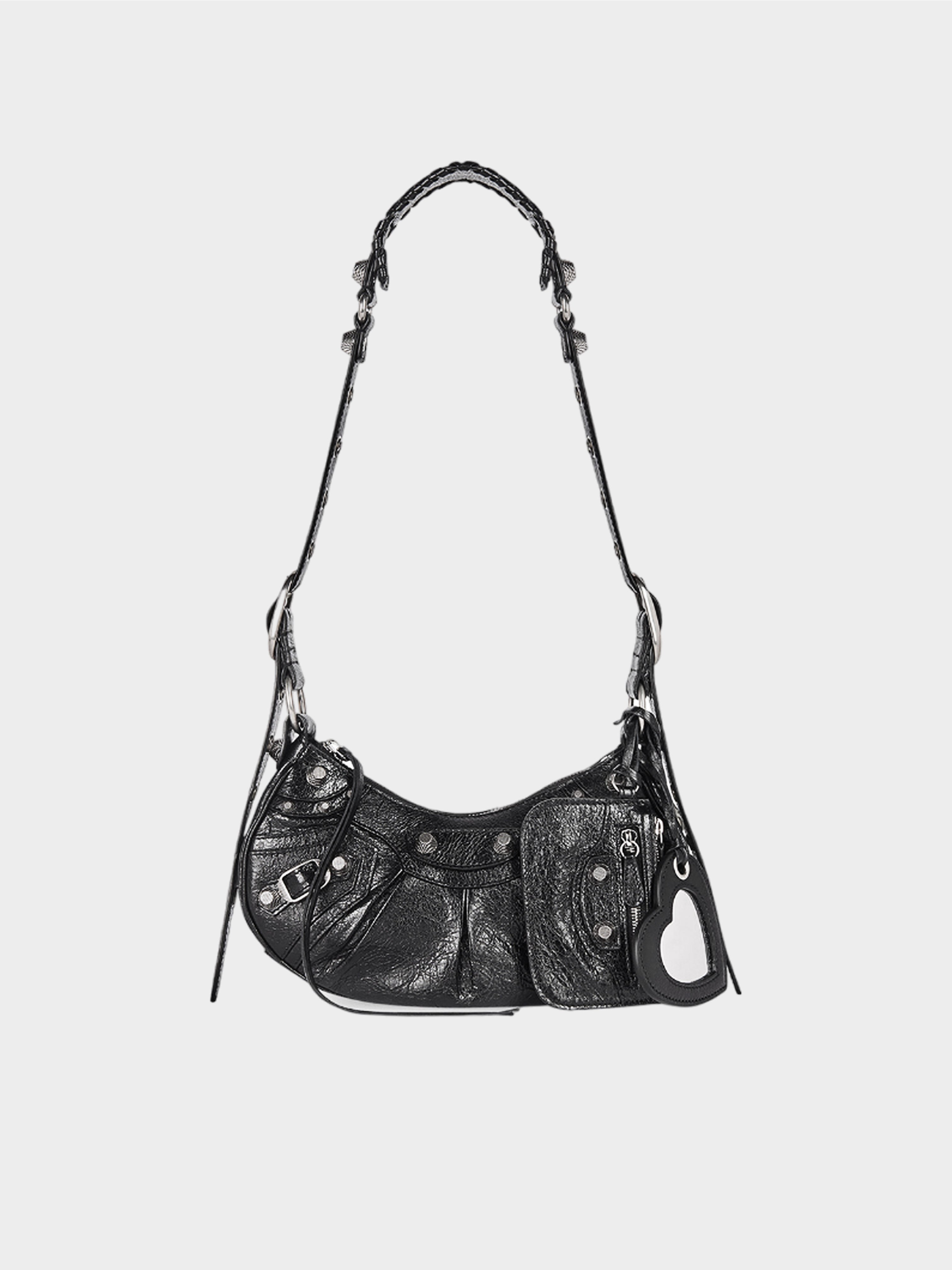 Balenciaga 2020s Black Le Cagole Small Shoulder Bag