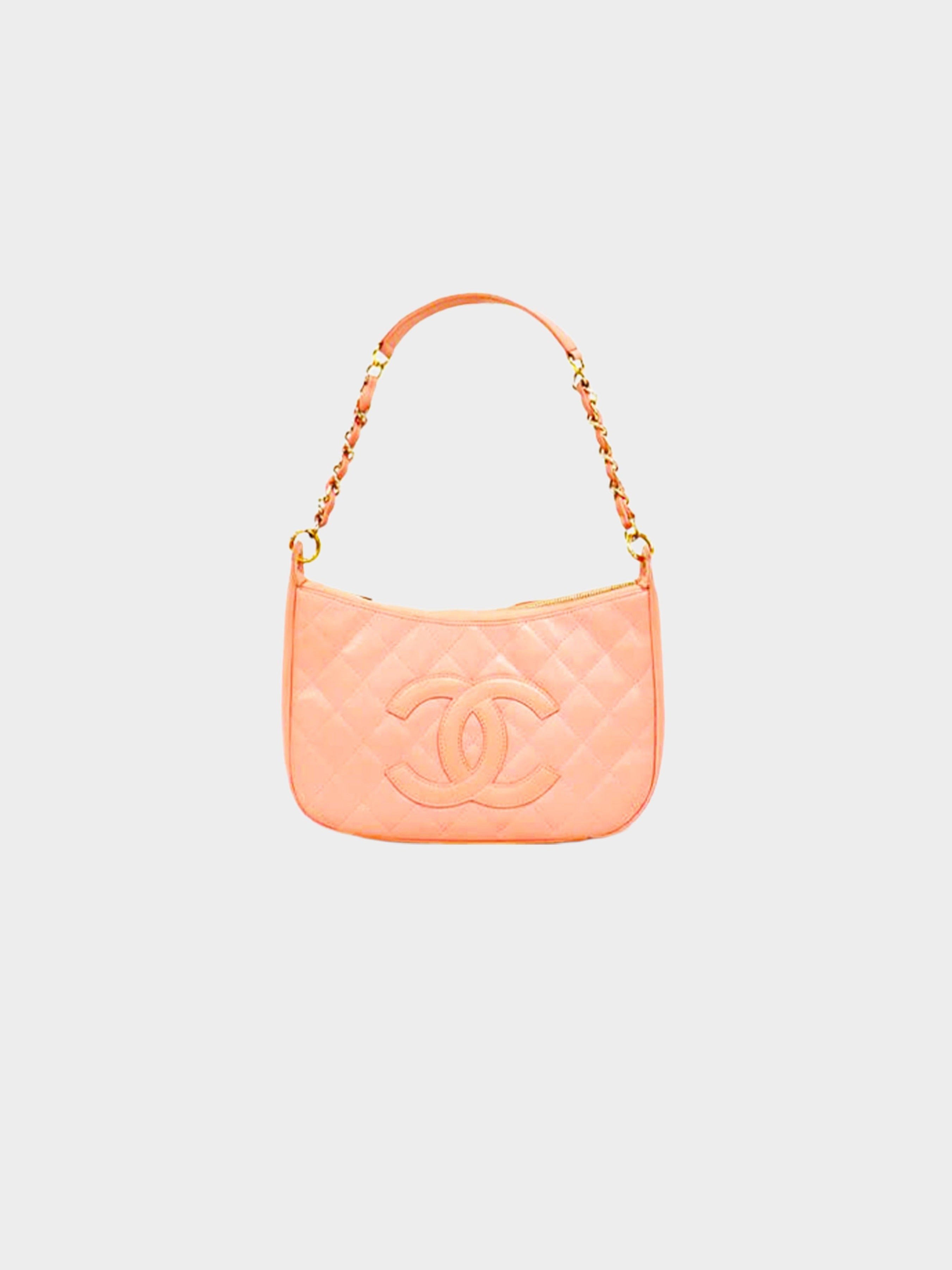 Chanel 2003 Pink Timeless CC Chain Shoulder Bag · INTO