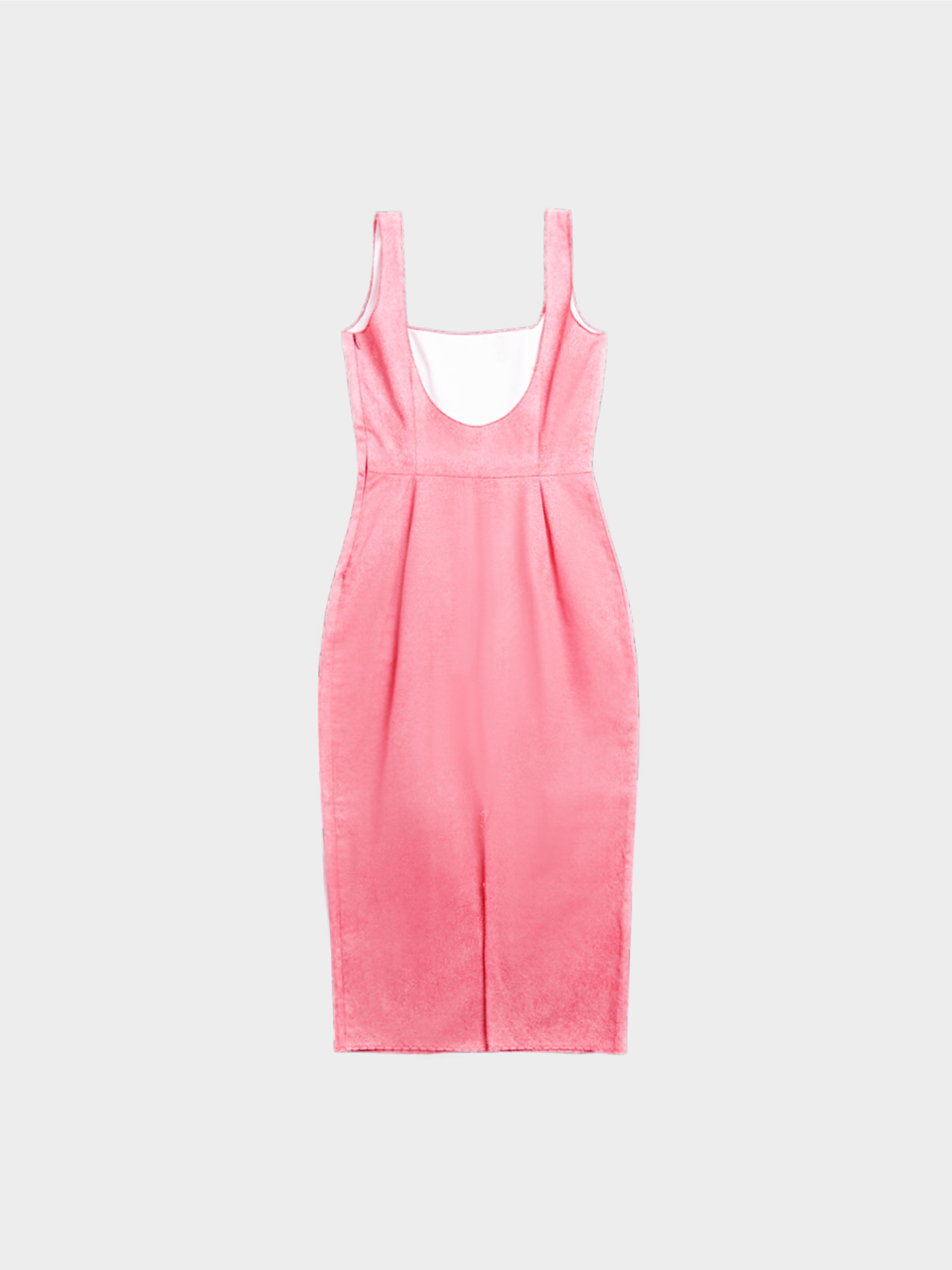 Miu Miu SS 1998 Pink Square Neck Dress