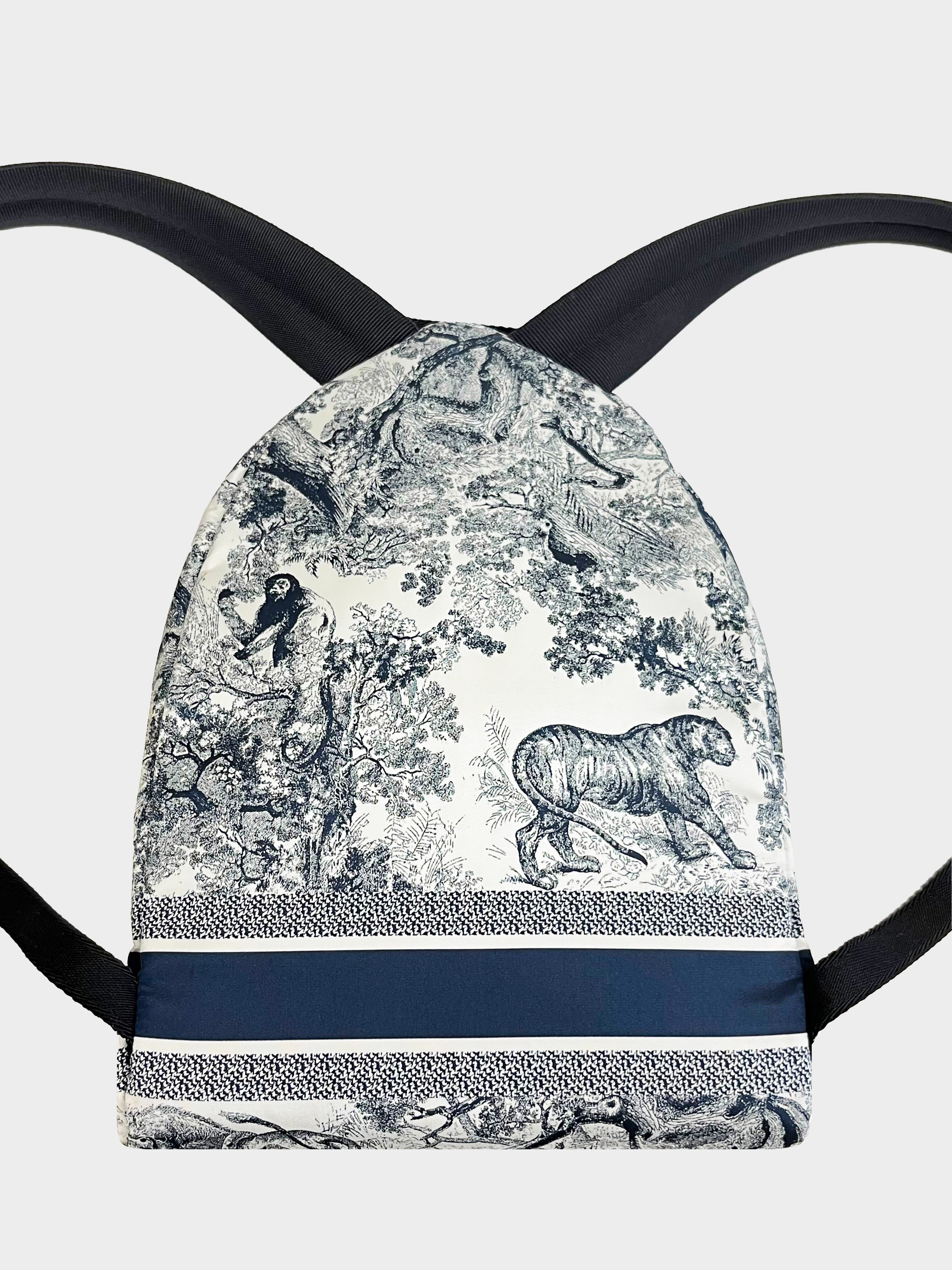 Christian Dior 2021 Toile De Jouy Small Backpack