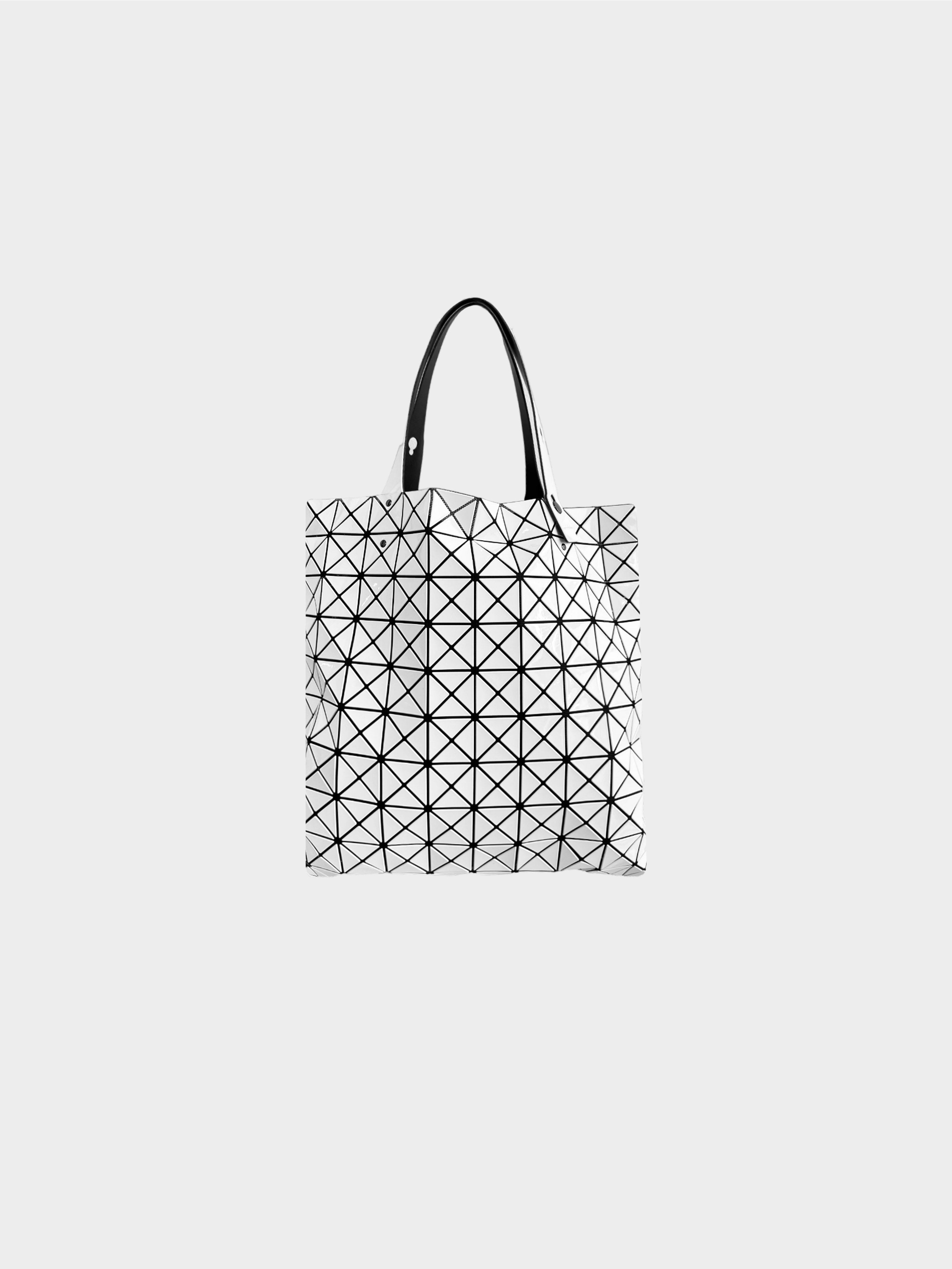 Issey Miyake 2010s White Bao Bao Prism Tote Bag