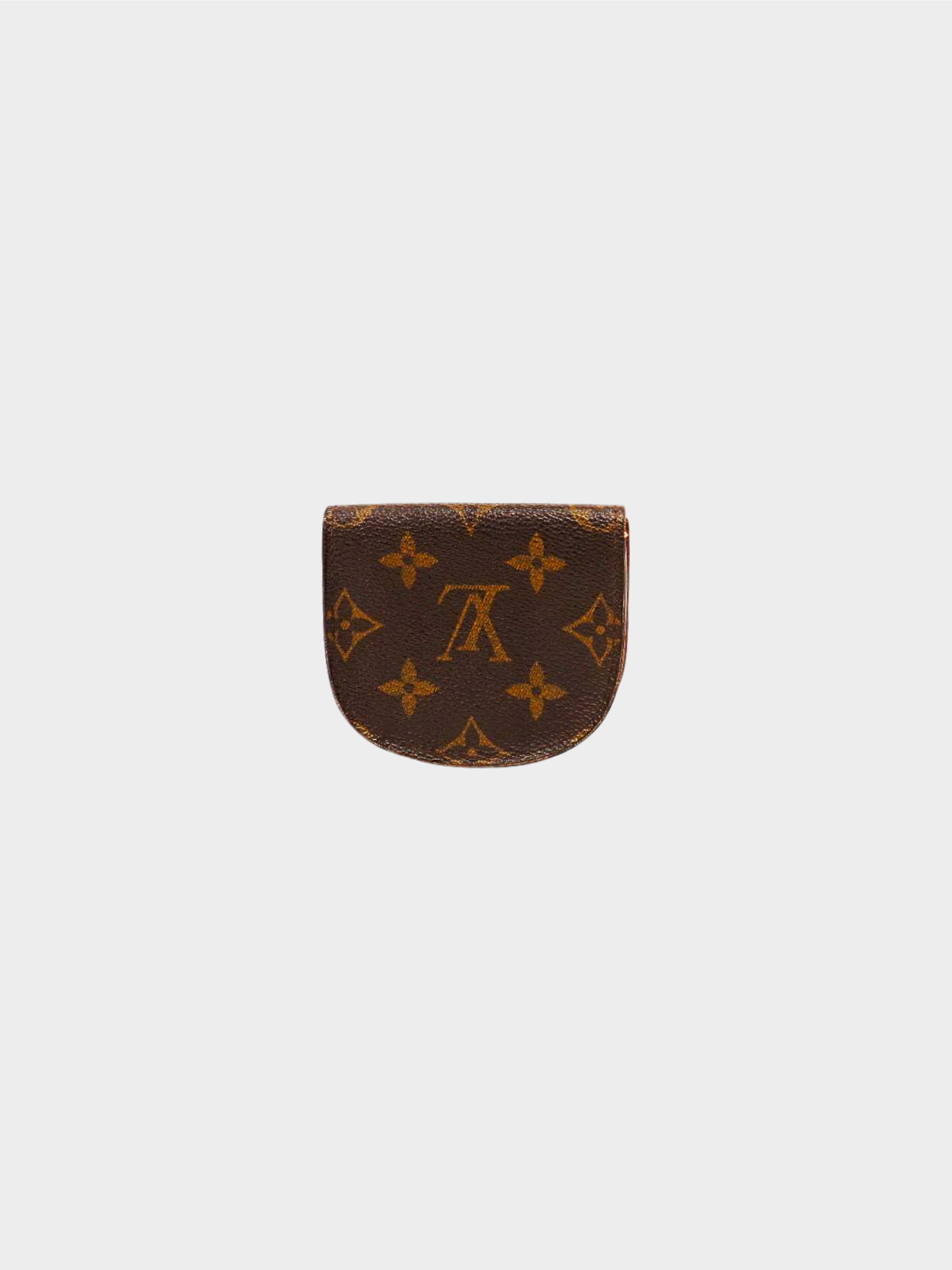 Louis Vuitton 2001 Monogram Portomone Gusset Coin Purse