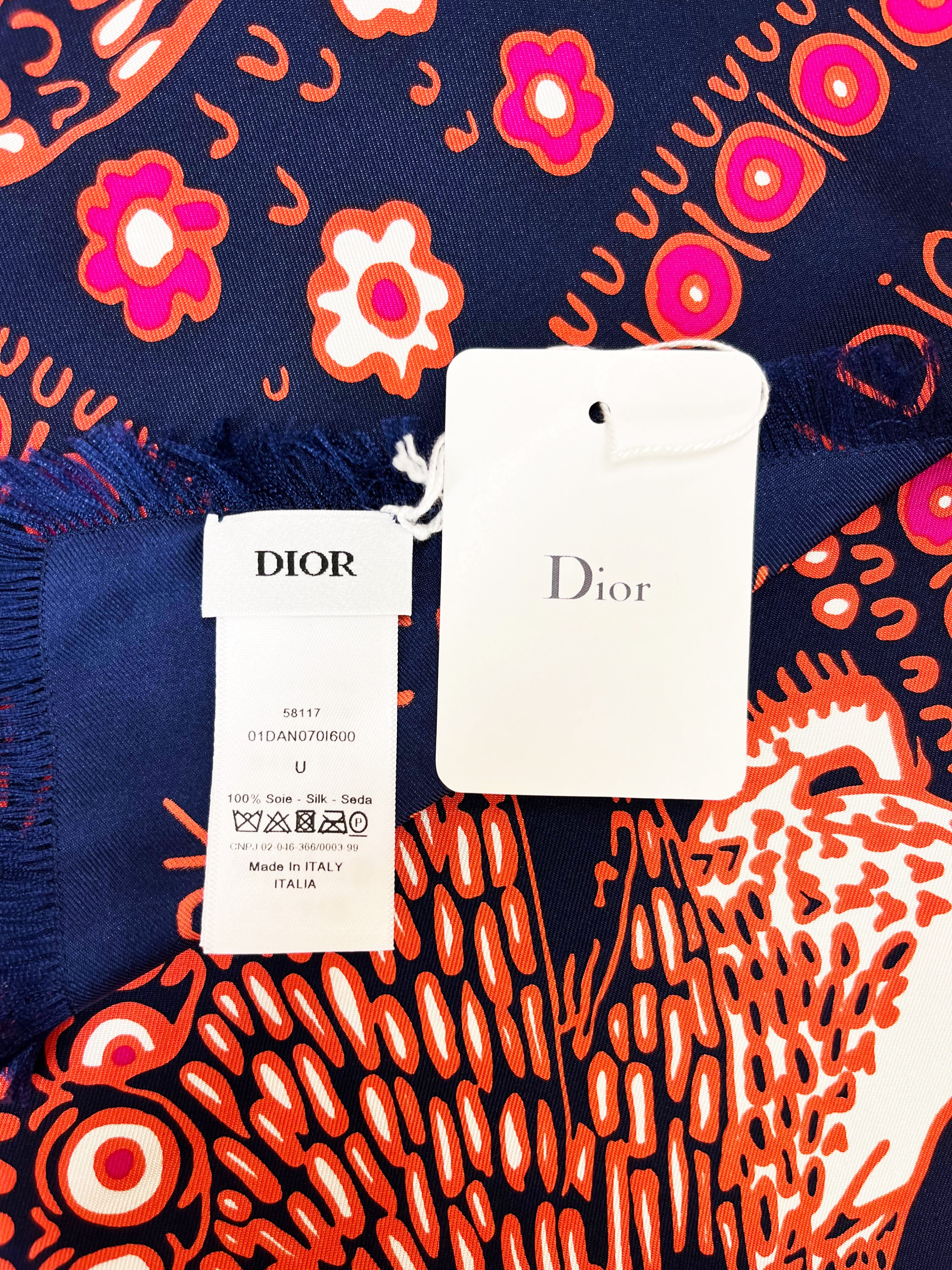 Christian Dior J'Adore Dior Monogram Silk Scarf