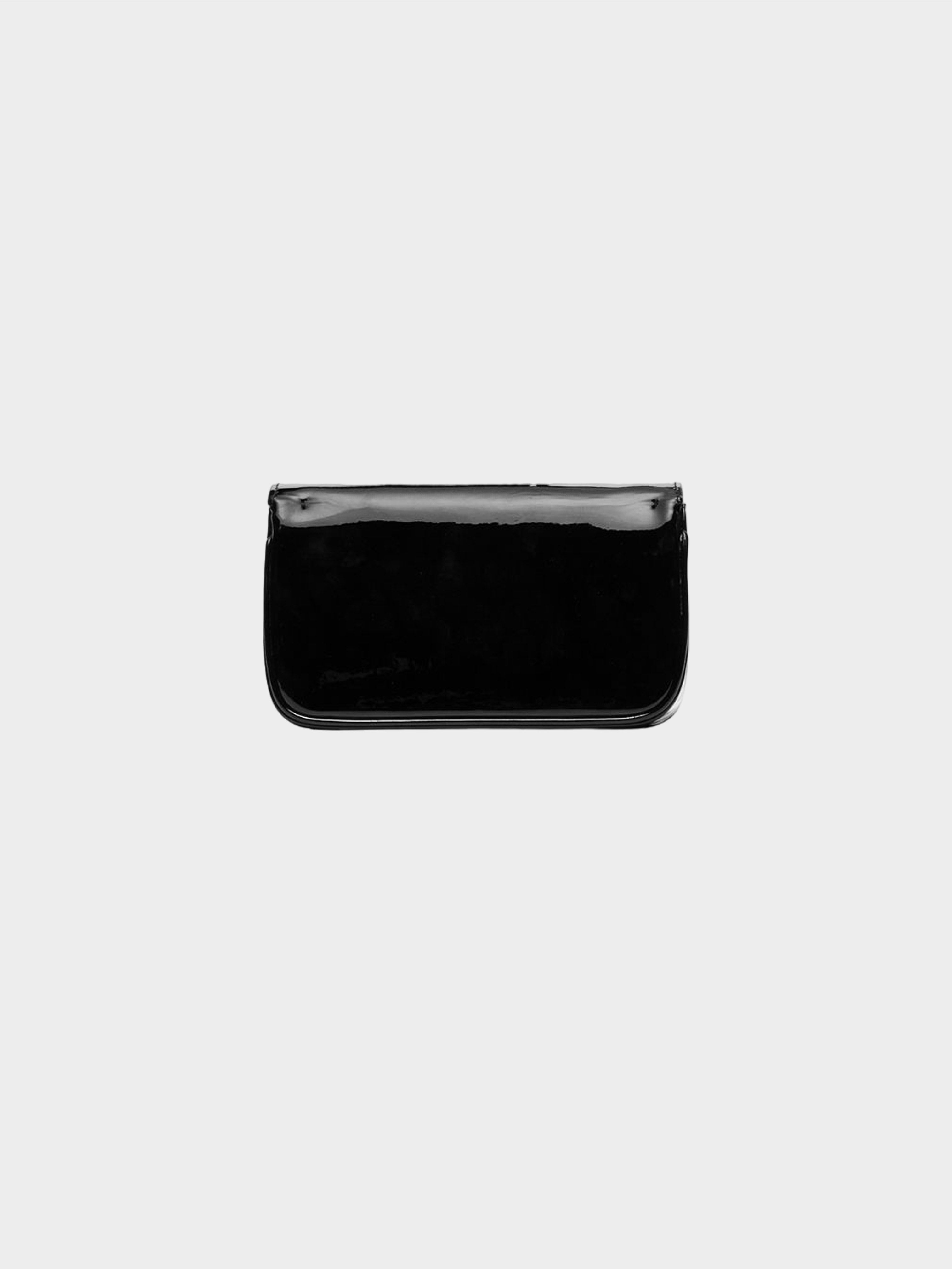 Versace 2019 Black Safety Pin Clutch