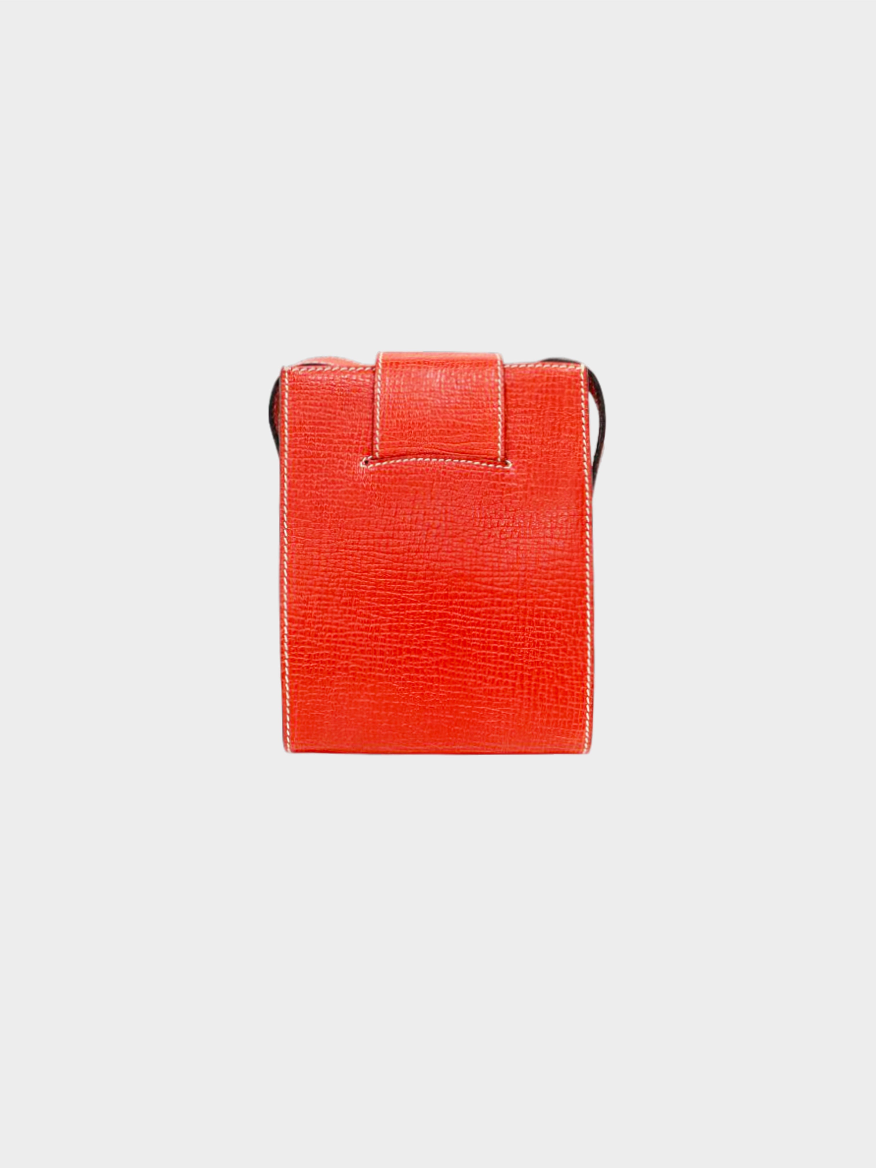 Loewe 2010s Red Mini Toggle Shoulder Bag