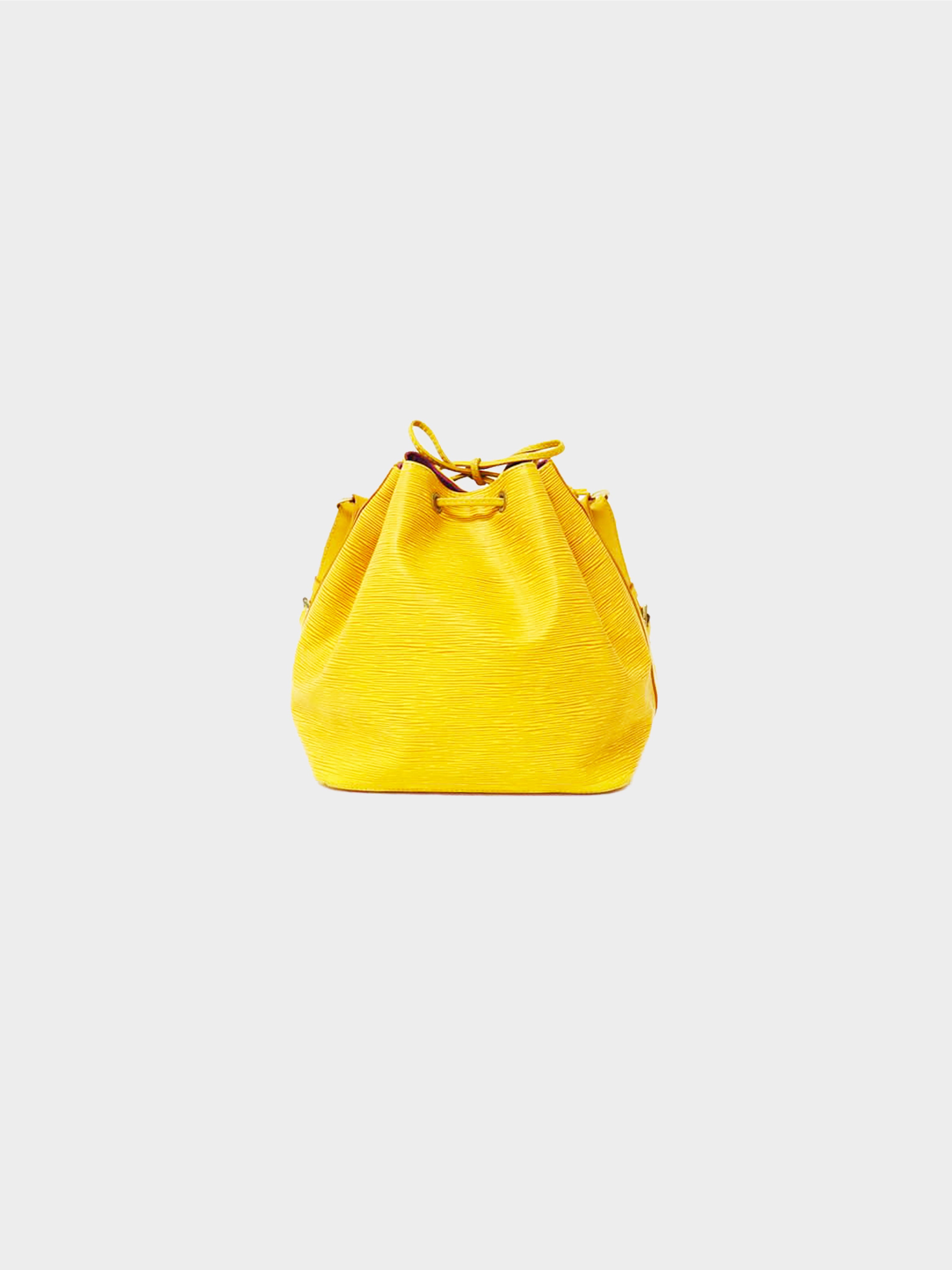 Louis Vuitton Yellow Epi Petit Noe