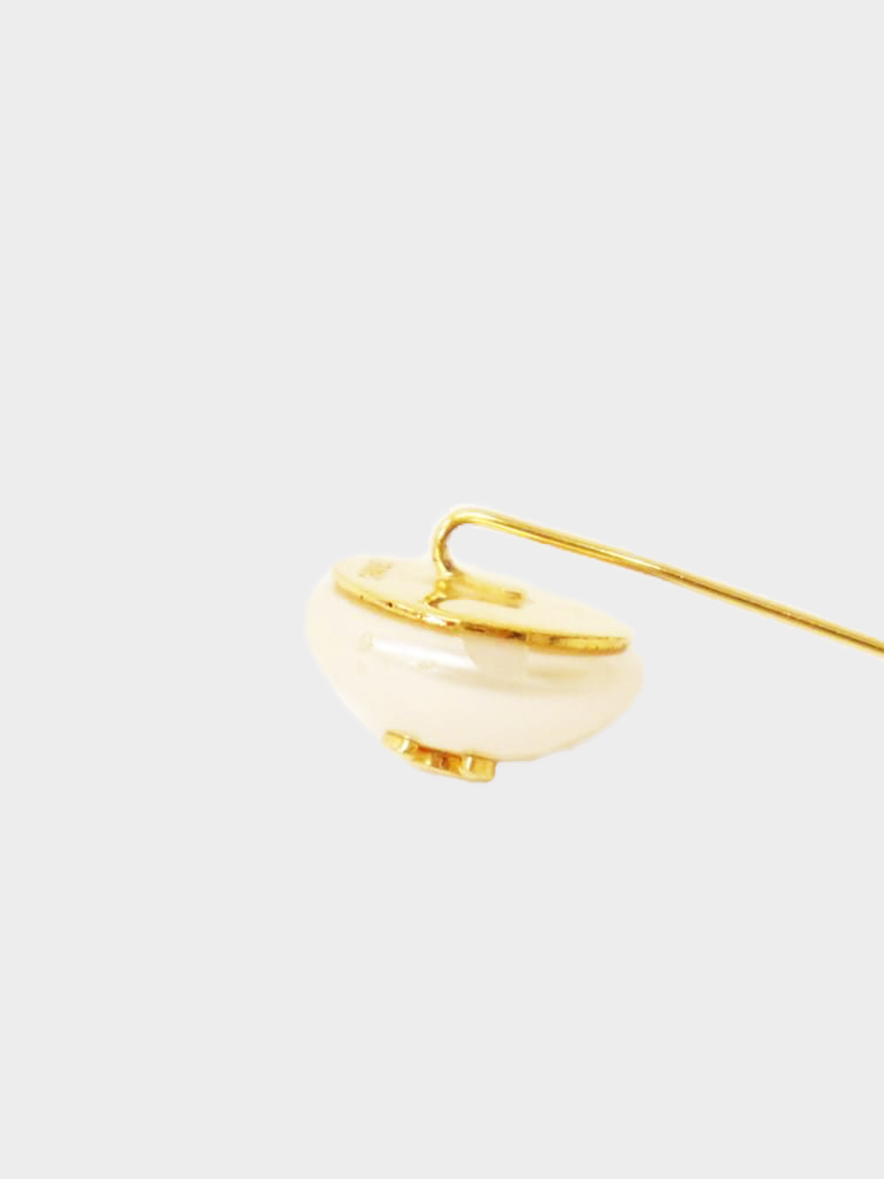 Chanel 1990s Pearl Pin Brooch · INTO
