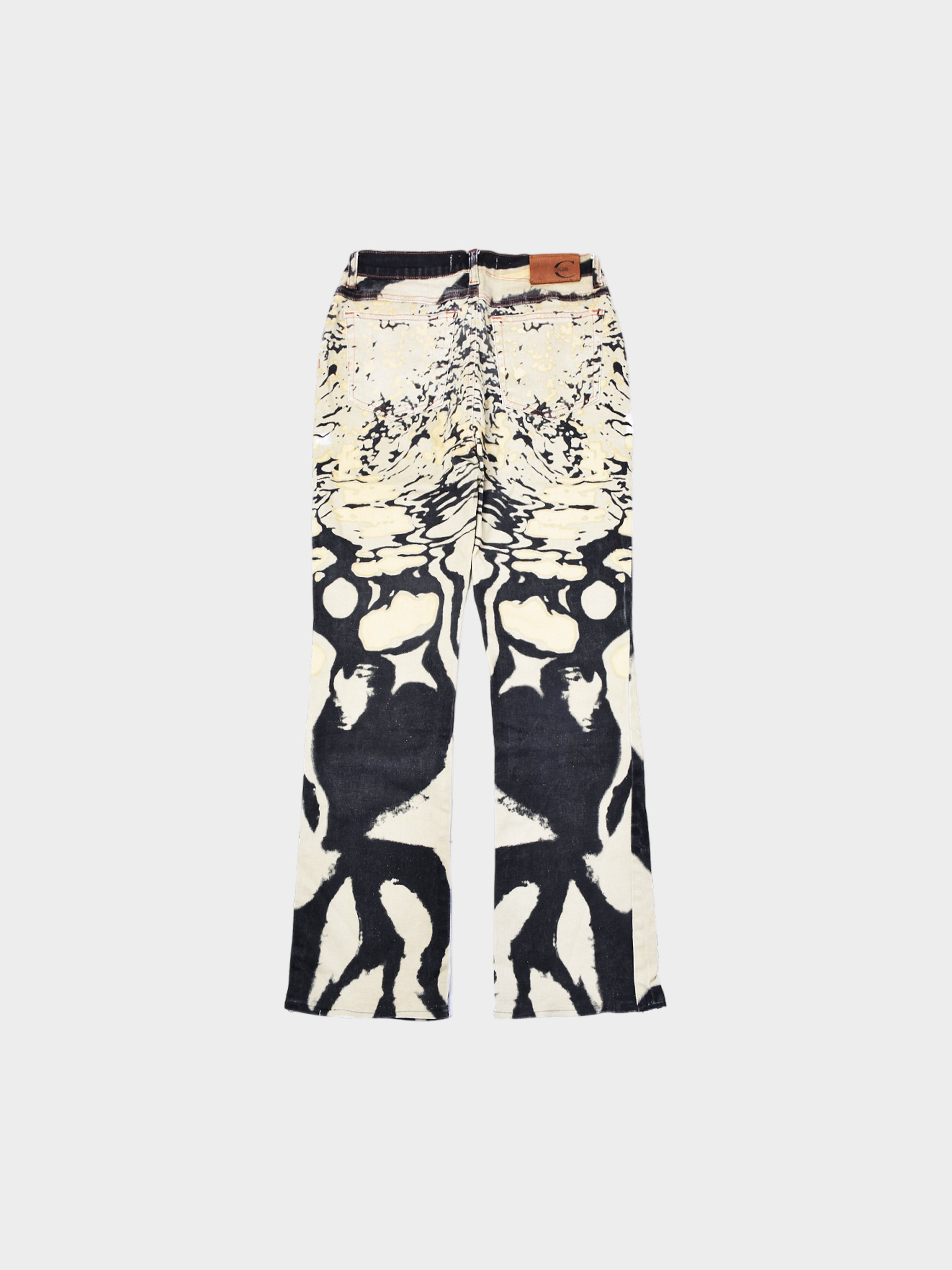 Roberto Cavalli Just Cavalli SS 2002 Psychedelic Contrast Print Pants