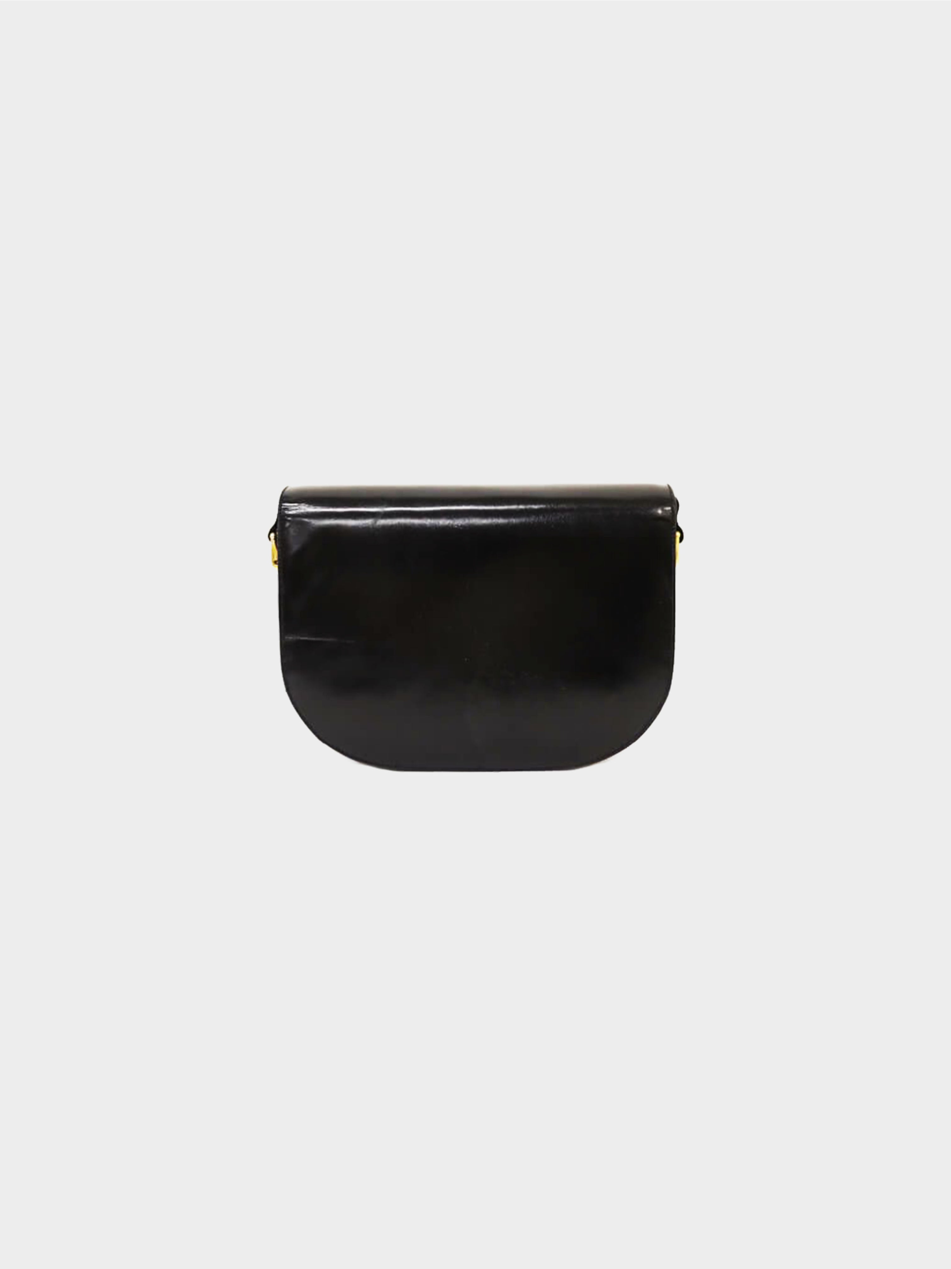 Yves Saint Laurent 1980s Black Crossbody Bag