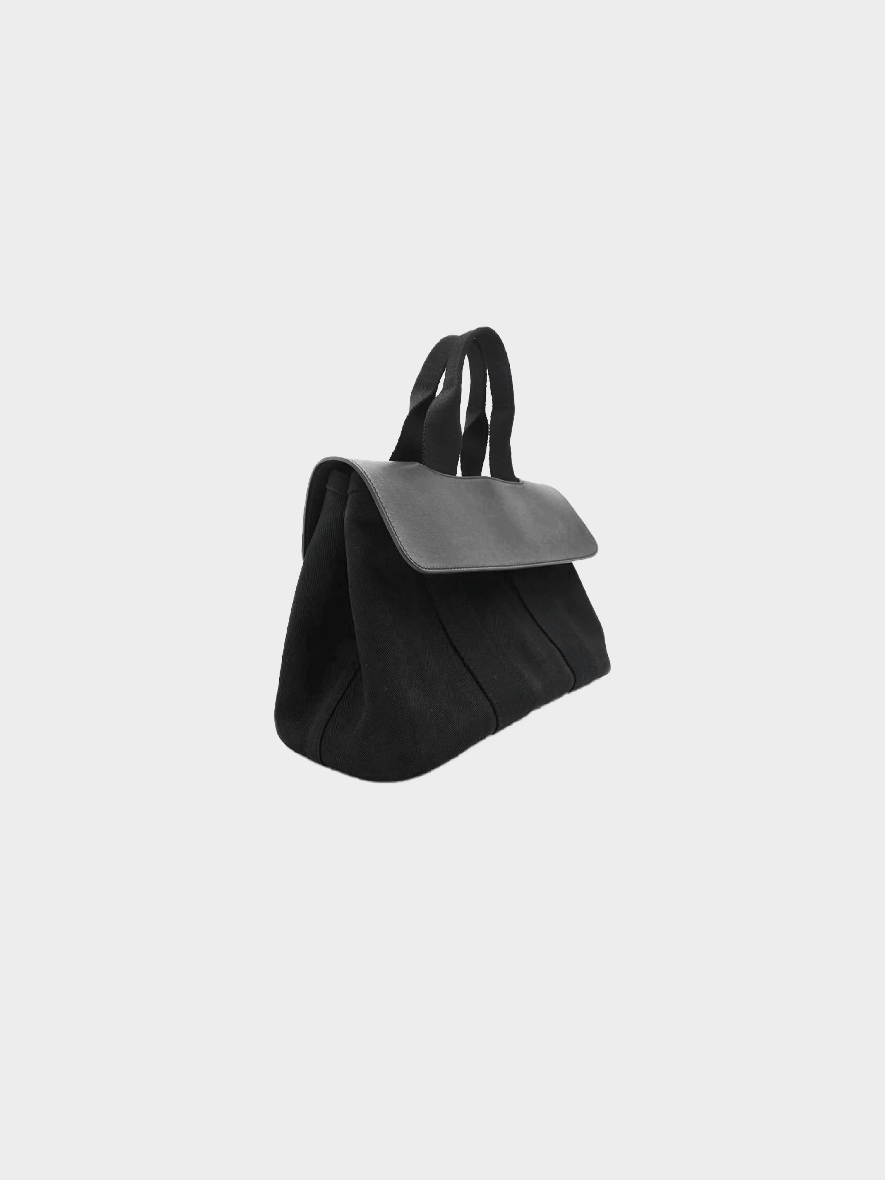 Hermès 2000s Black Valparaiso PM Handbag