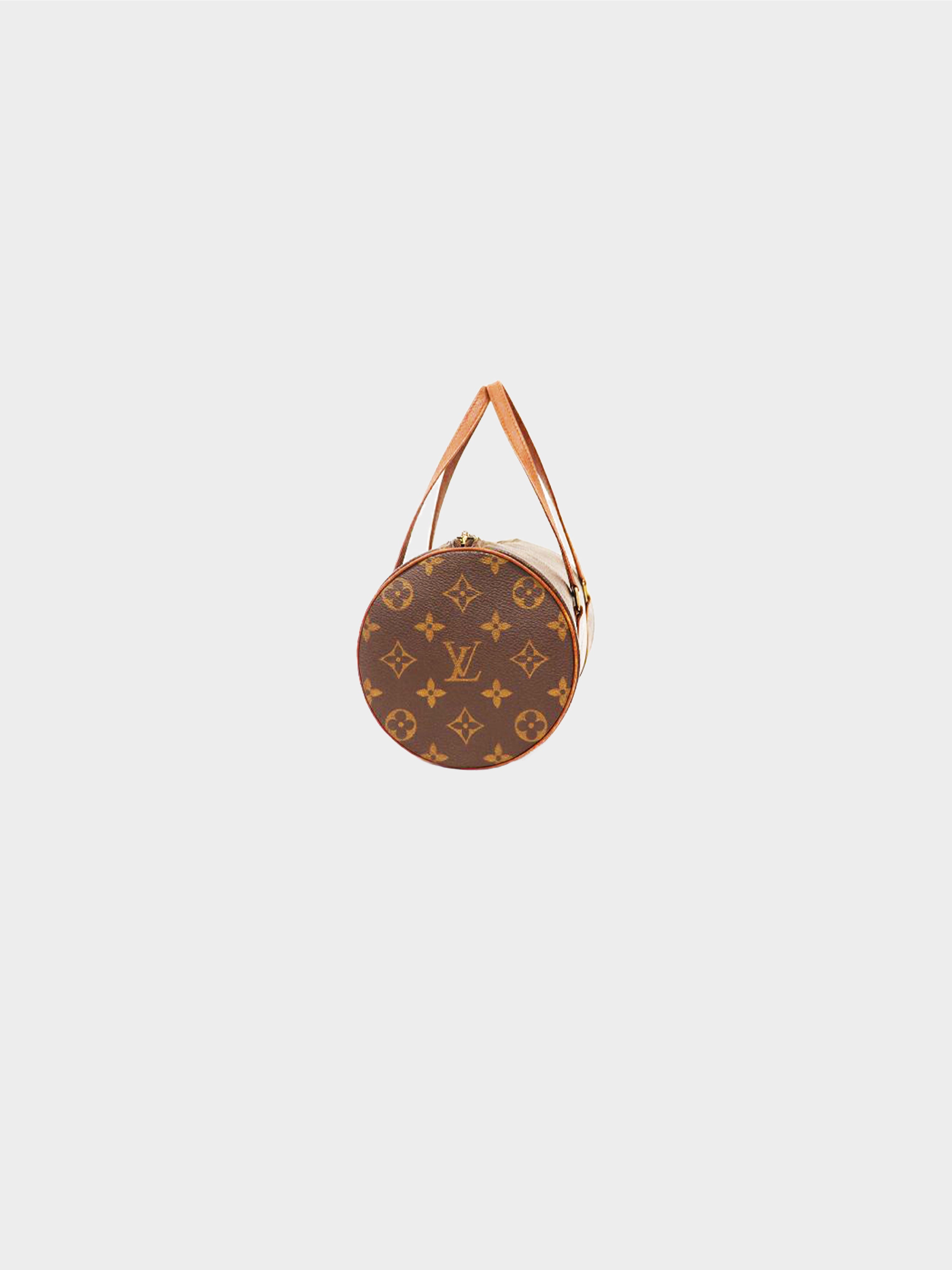 Louis Vuitton Monogram Papillon 26 Boston Barrell Cylinder Bag 917lv22 at  1stDibs