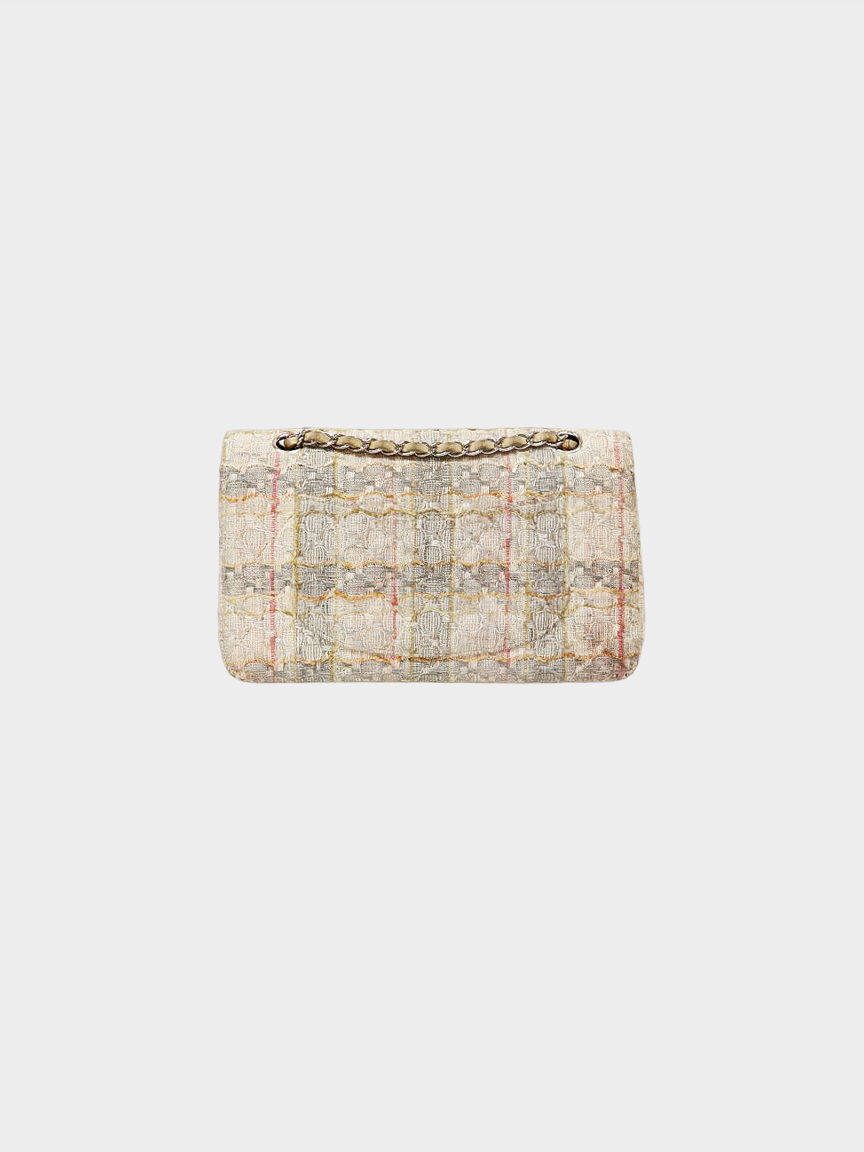 Chanel 2005-2006 Multicolor Tweed Quilted Flap Bag