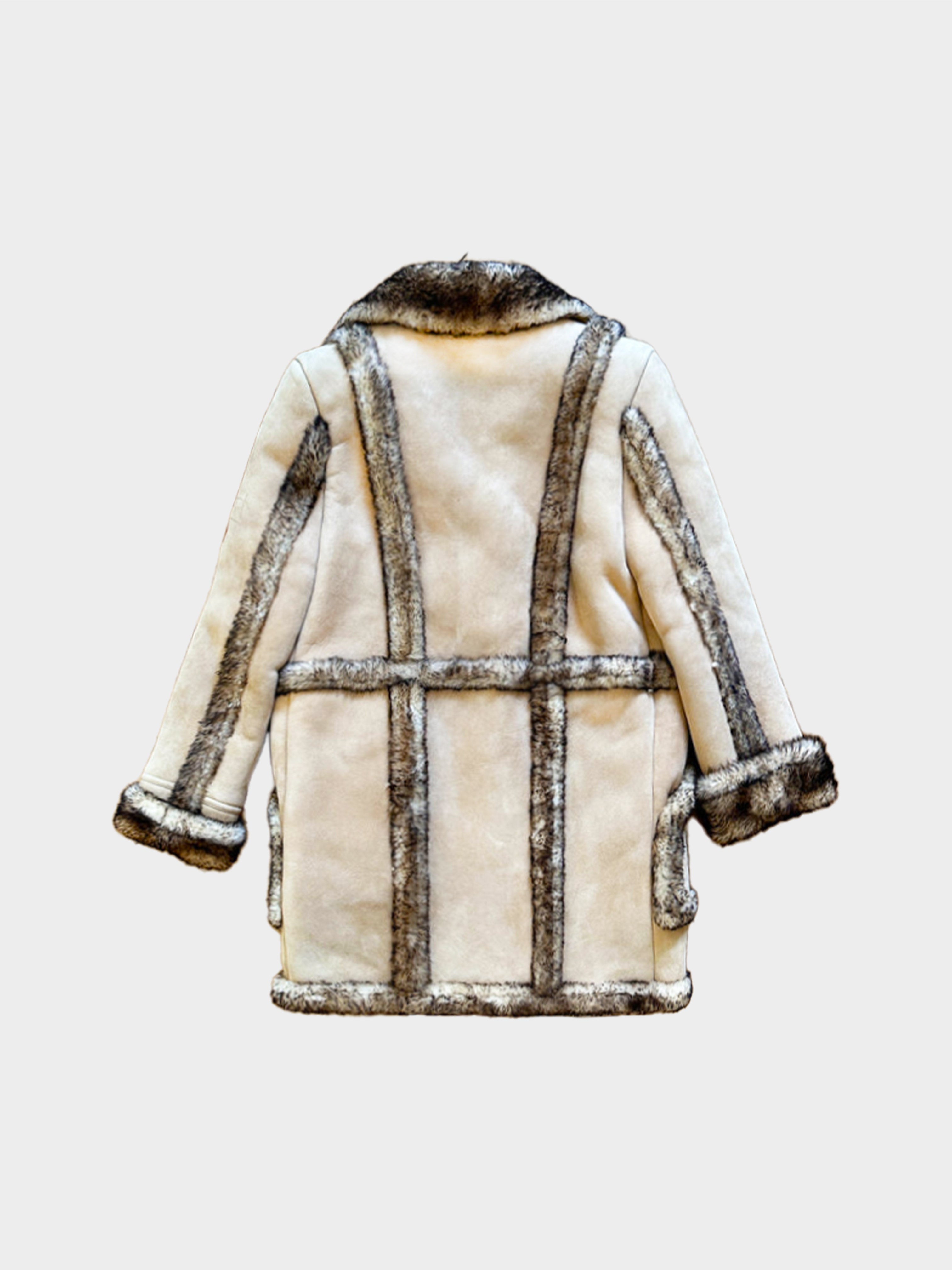 vuitton shearling coat