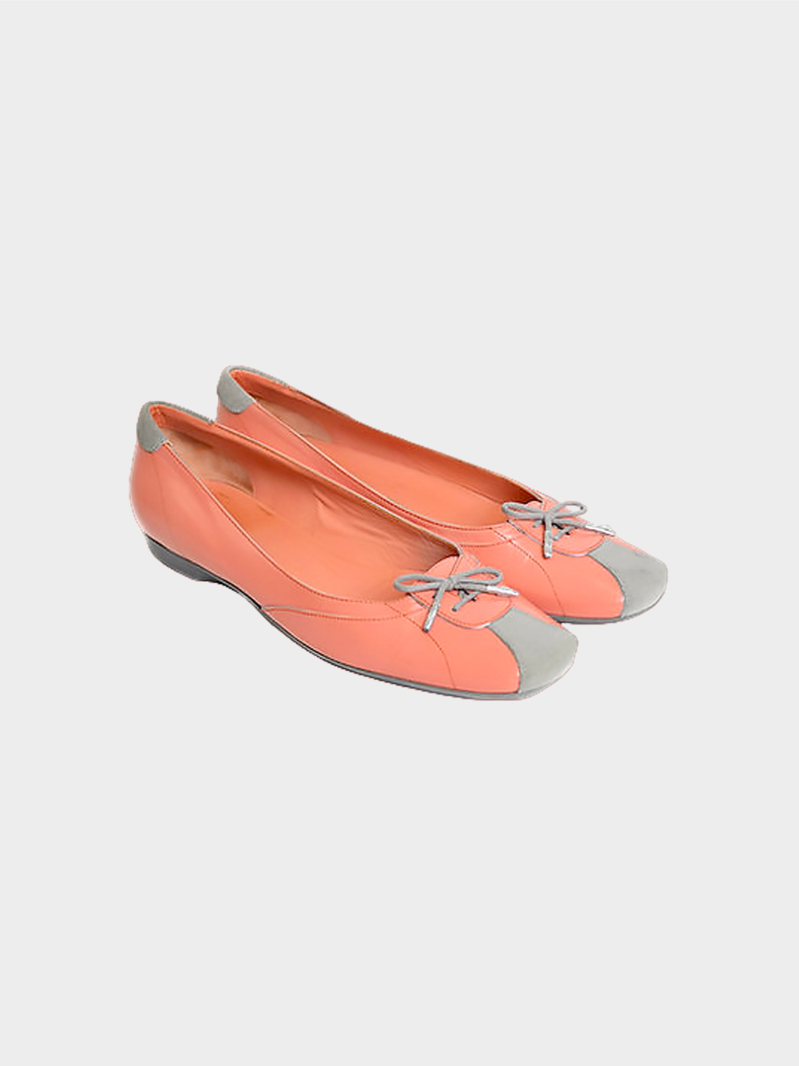 Prada 1990s Pink Sport Style Flats