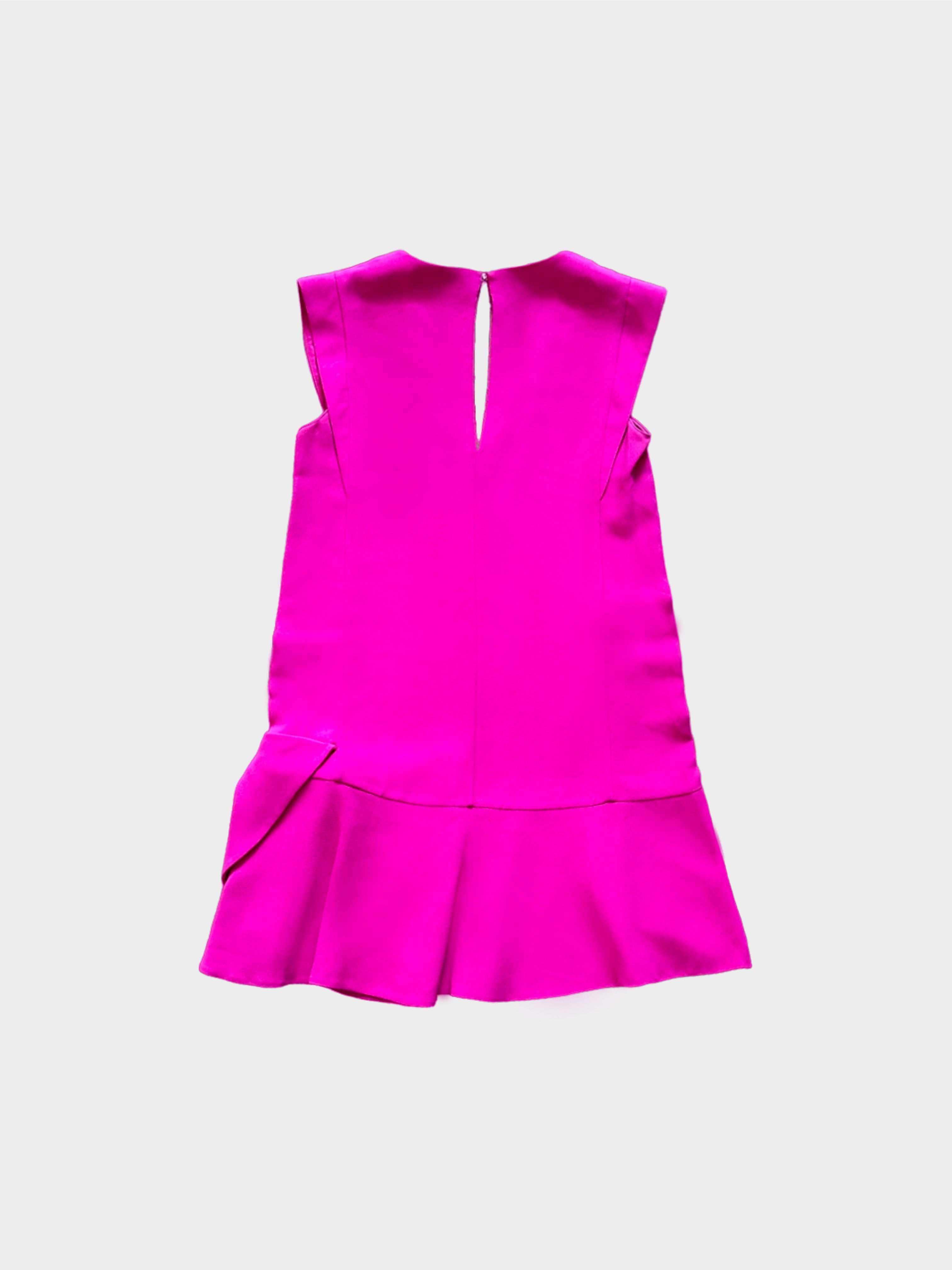 Miu Miu SS 2012 Pink Oversized Ribbon V-Neck Dress