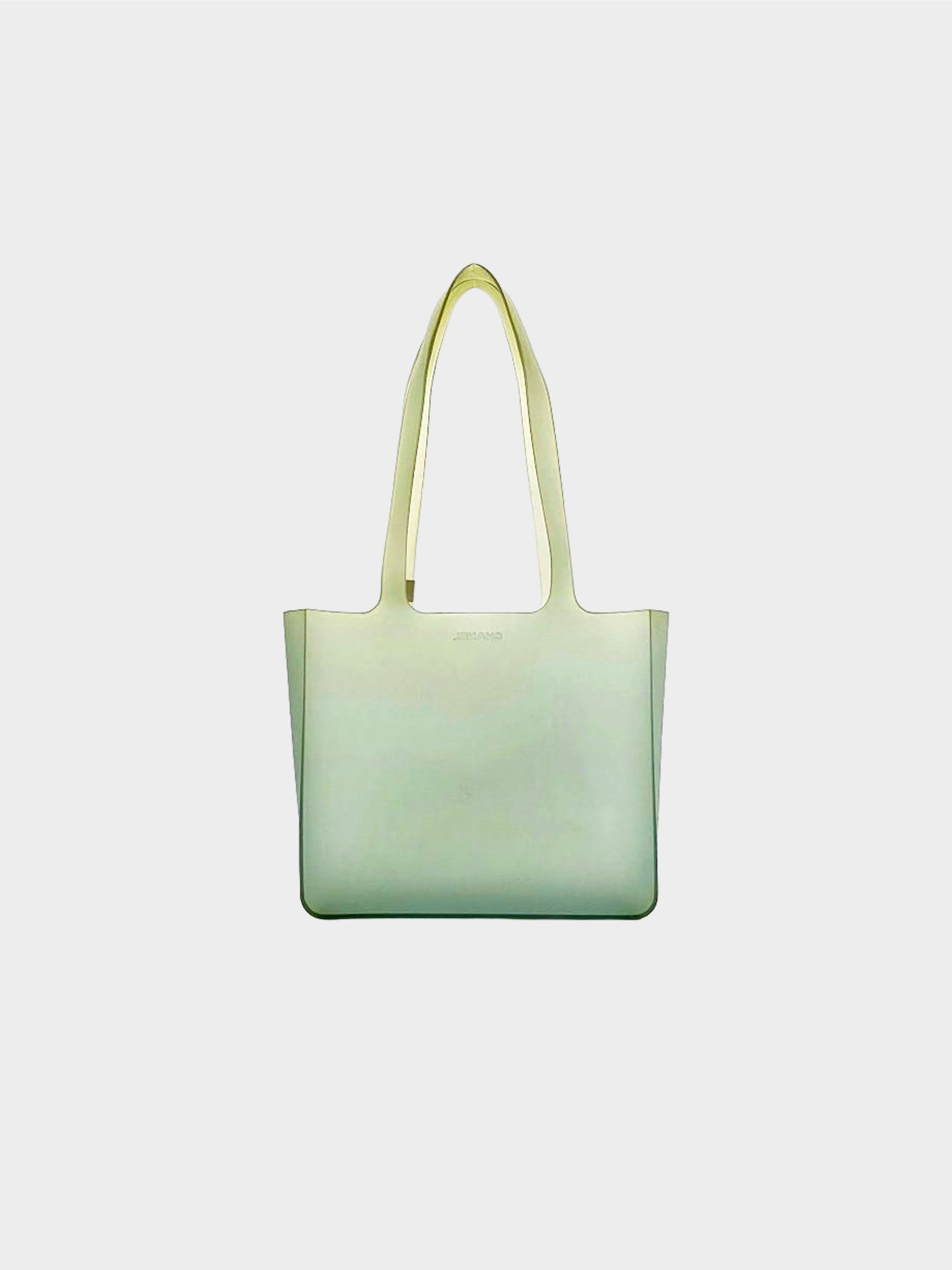 Chanel 2000s Green Jelly Rubber Tote