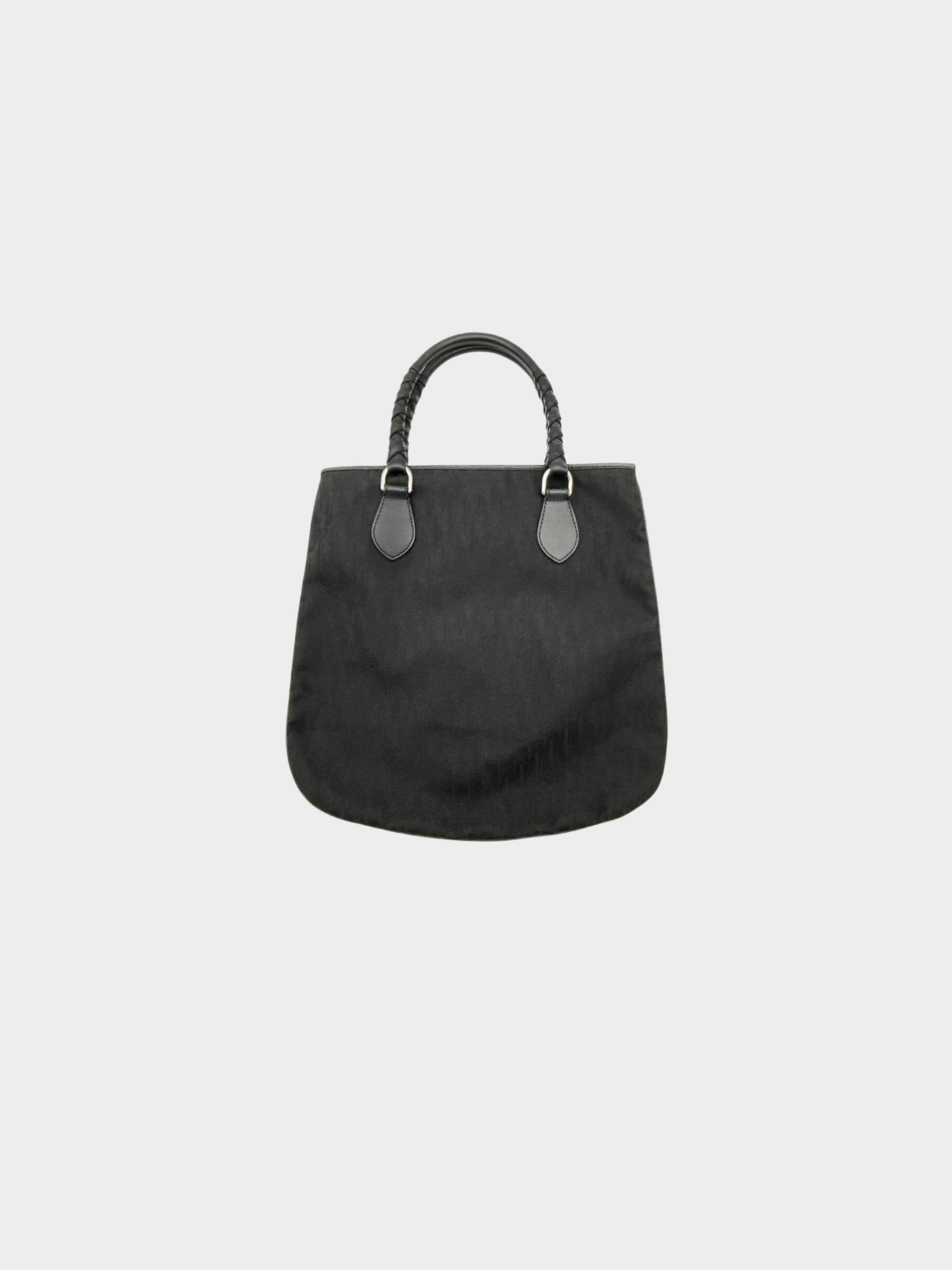 Christian Dior 2007 Black Trotter Tote Bag