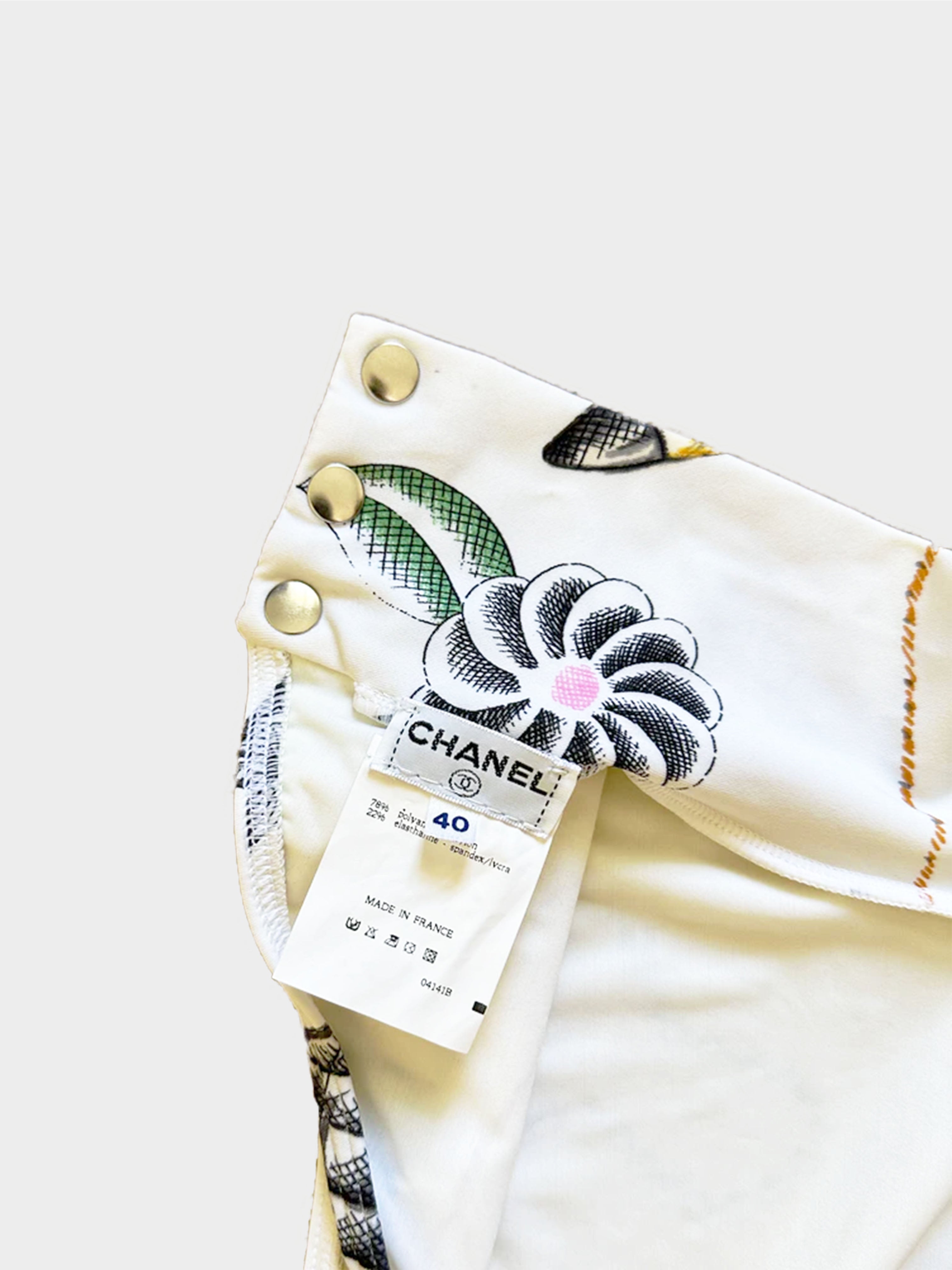 Chanel silk t-shirt - Gem