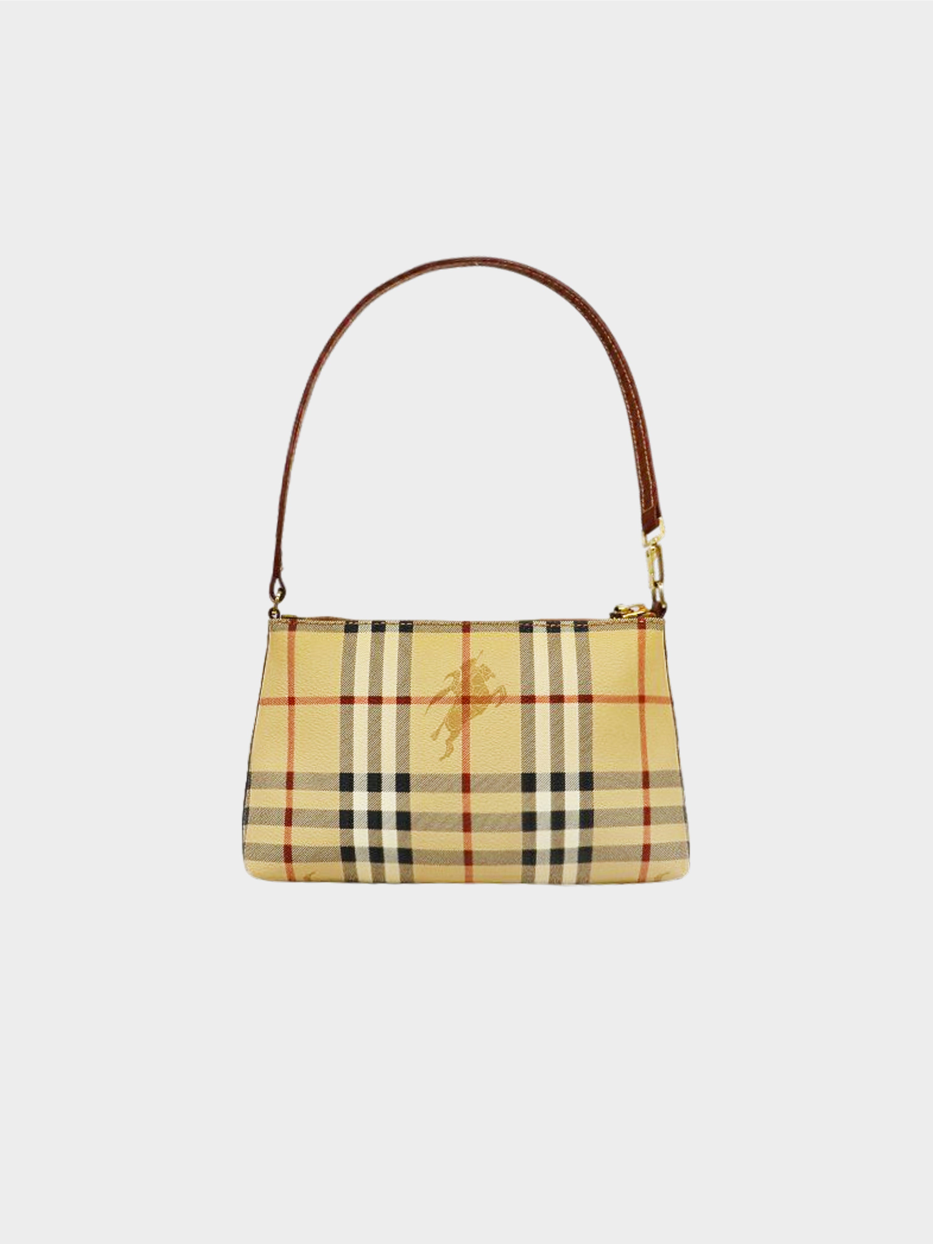 Burberry 2000s Haymarket Check Pochette Bag