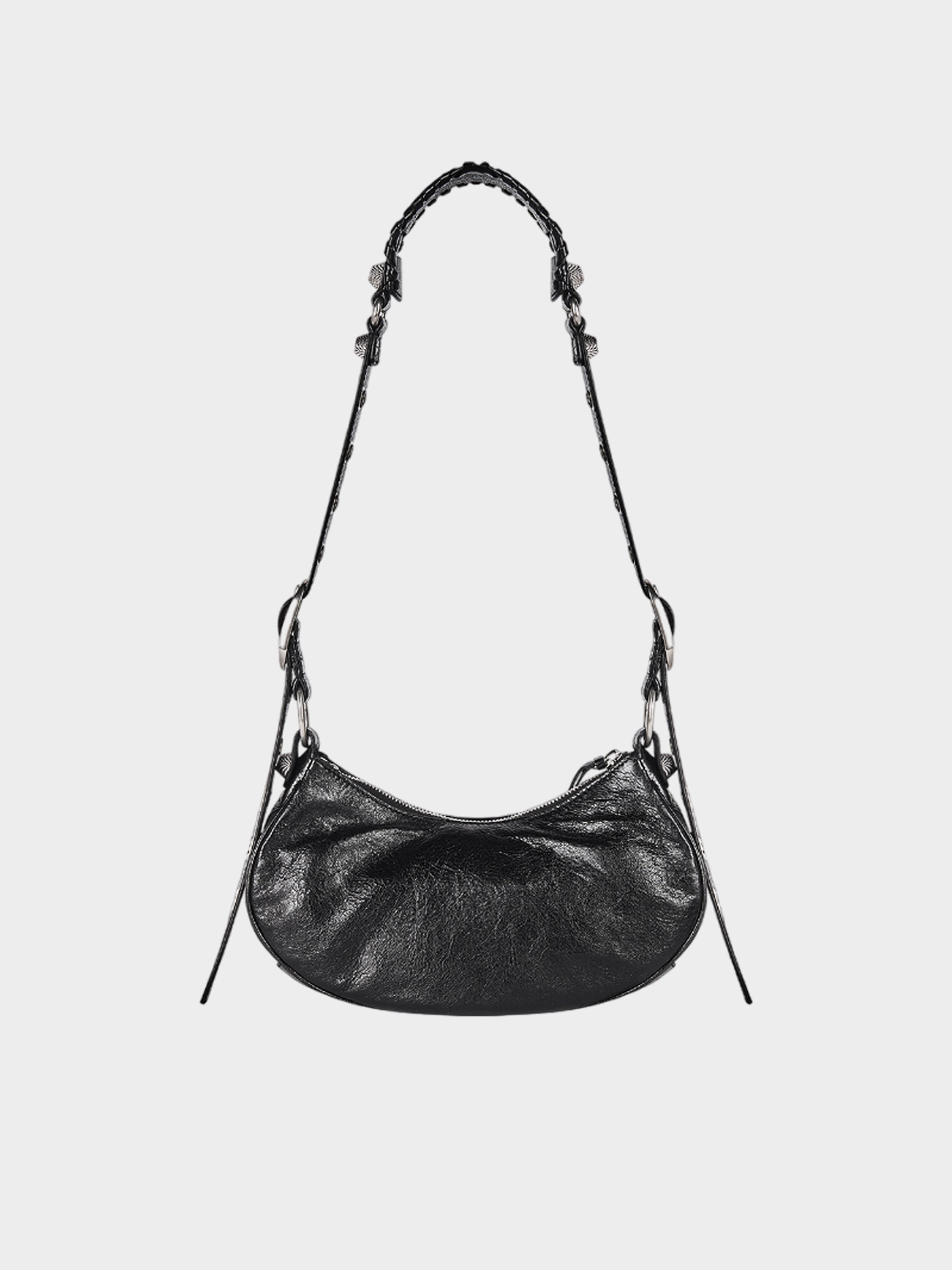 Balenciaga 2020s Black Le Cagole Small Shoulder Bag