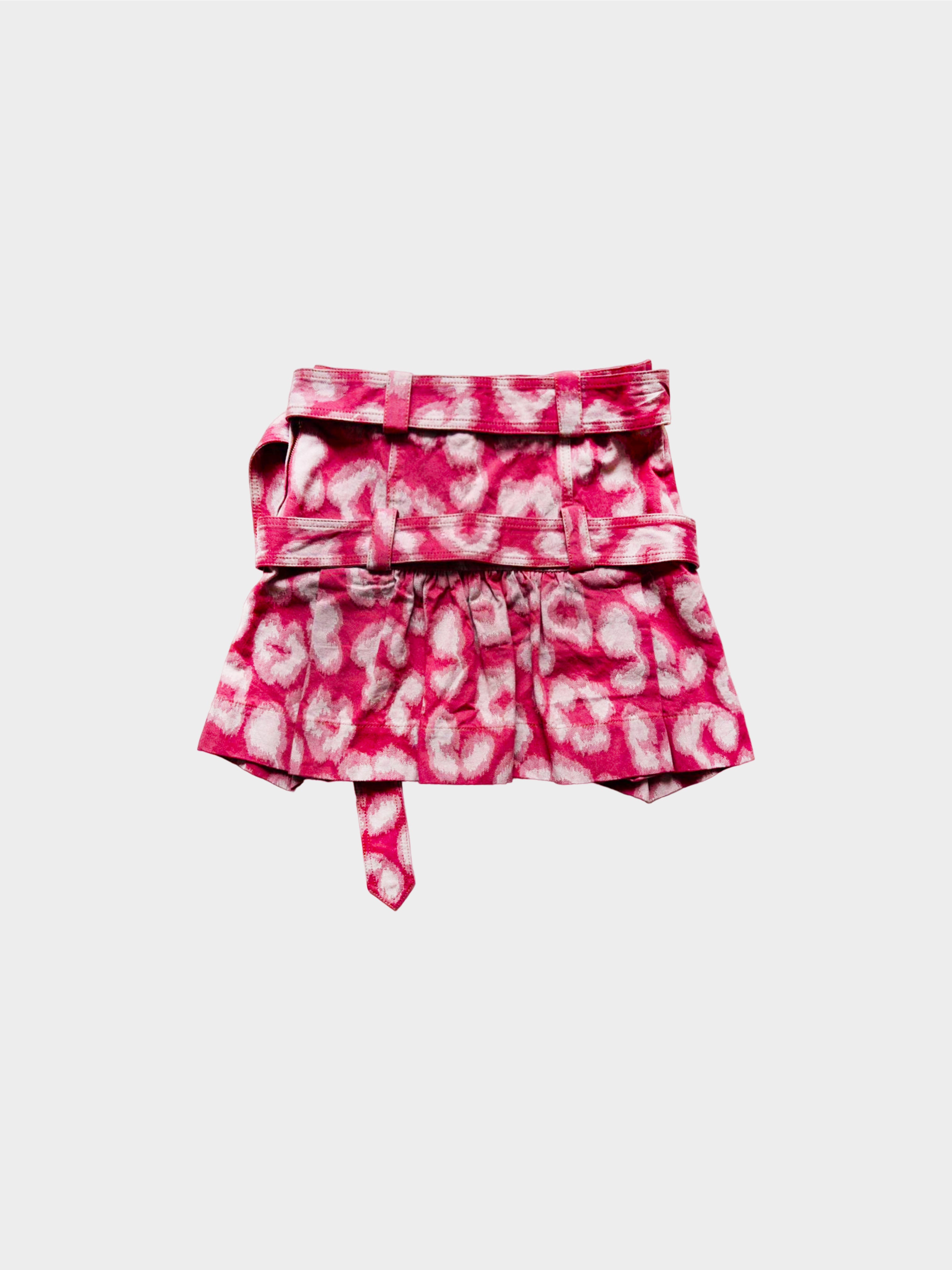 Vivienne Westwood 2000s Rare Leopard Bondage Skirt