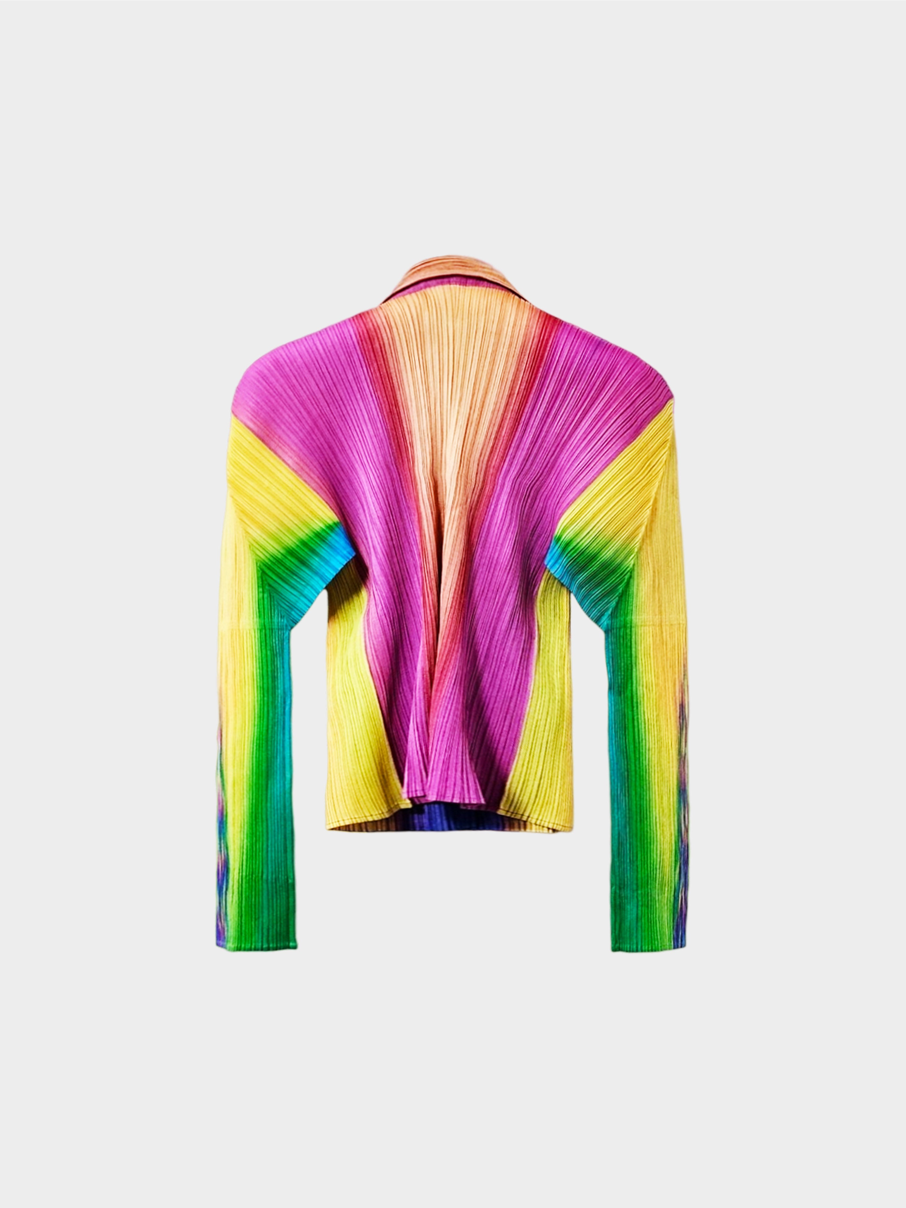 Issey Miyake 1997 Pleats Please Rainbow Shirt