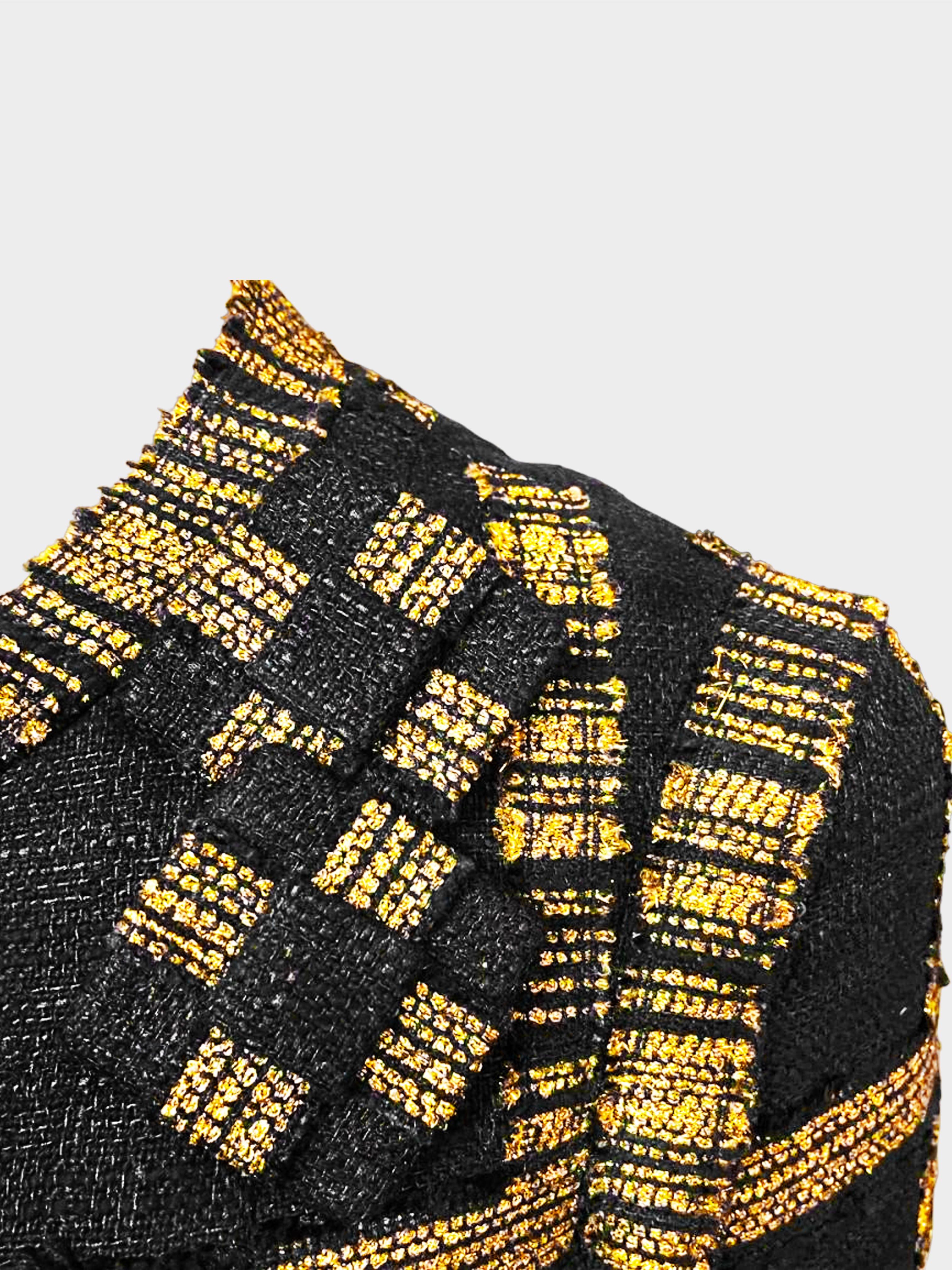 Chanel Fall 2006 Black and Gold Tweed Suit