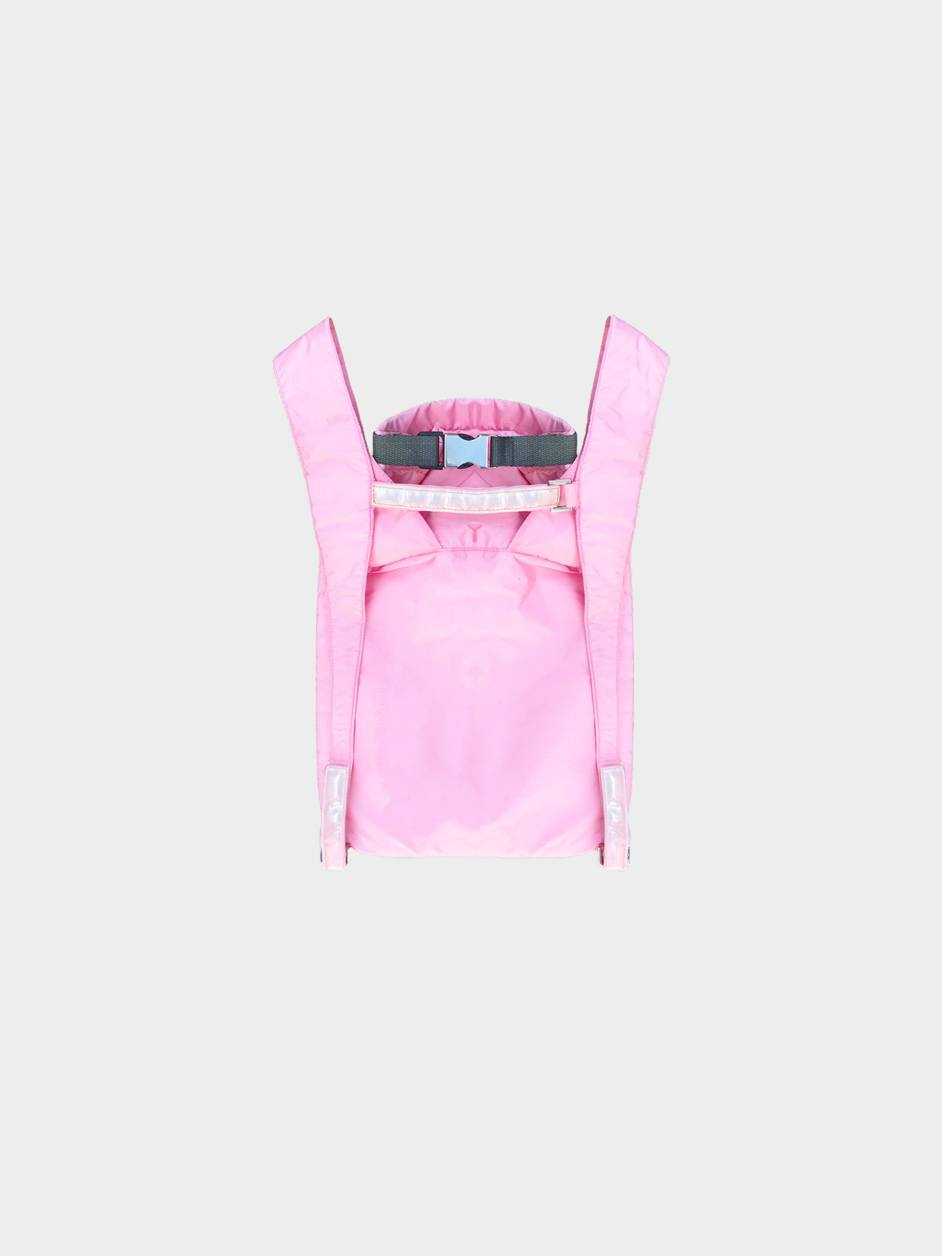 Prada SS 1999 Pink Tessuto Sport Rolltop Backpack