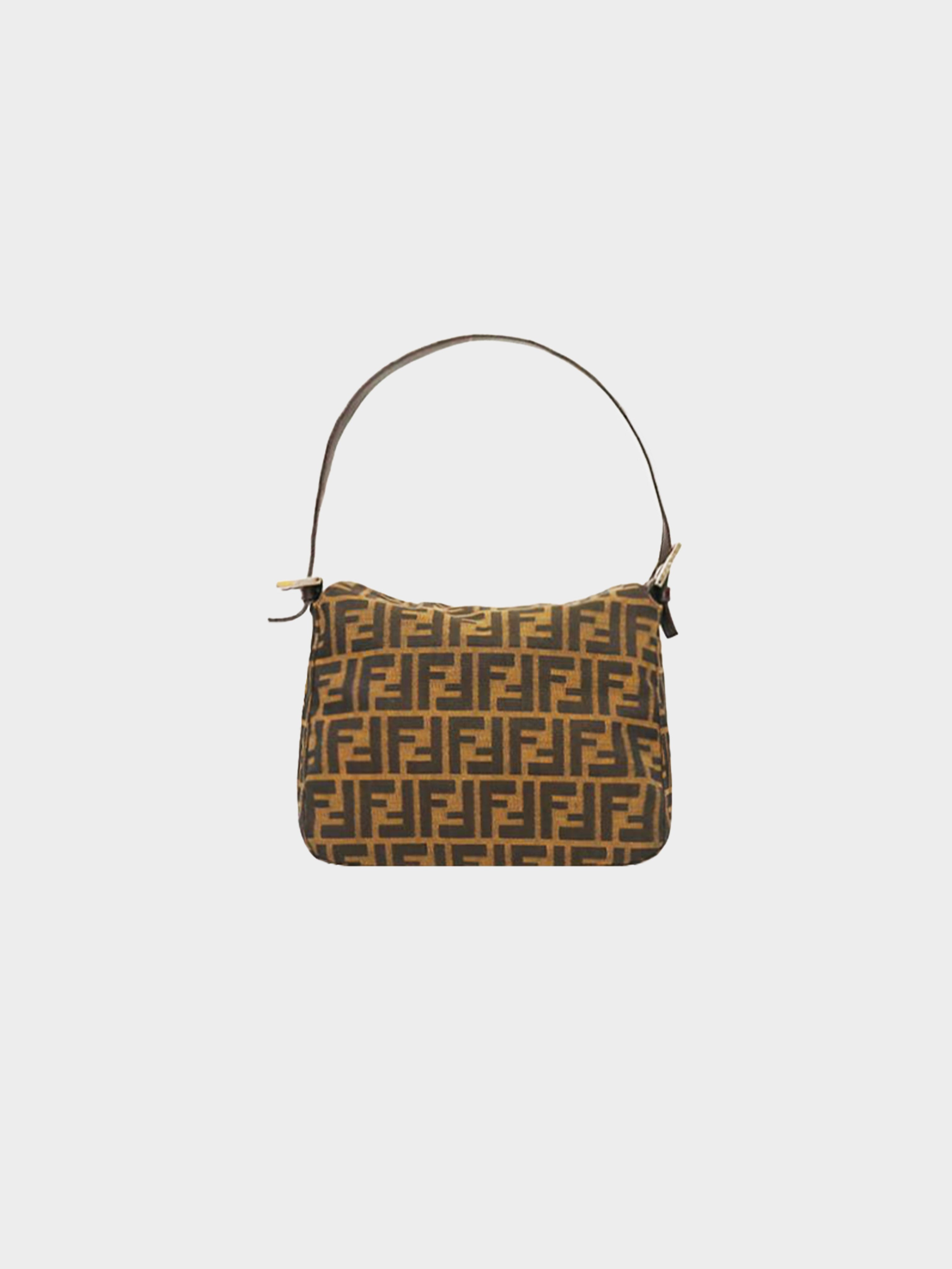 Fendi Vintage Zucca Pochette - Brown Mini Bags, Handbags