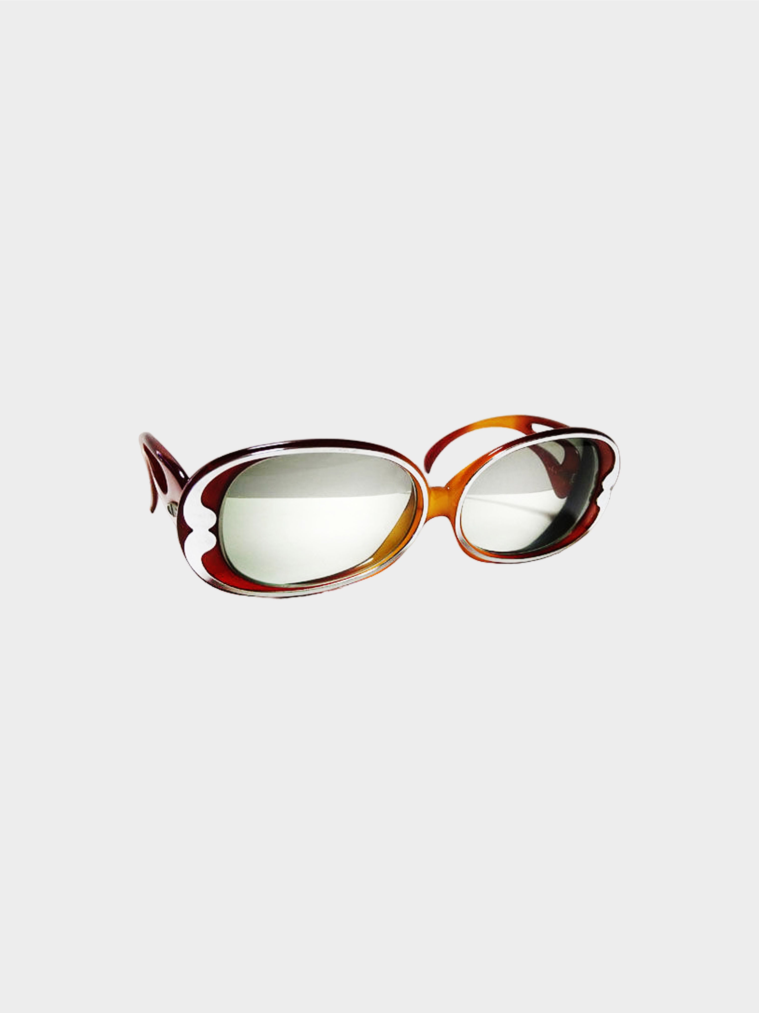 Christian Dior 1990s Rare Amber Prescription Sunglasses