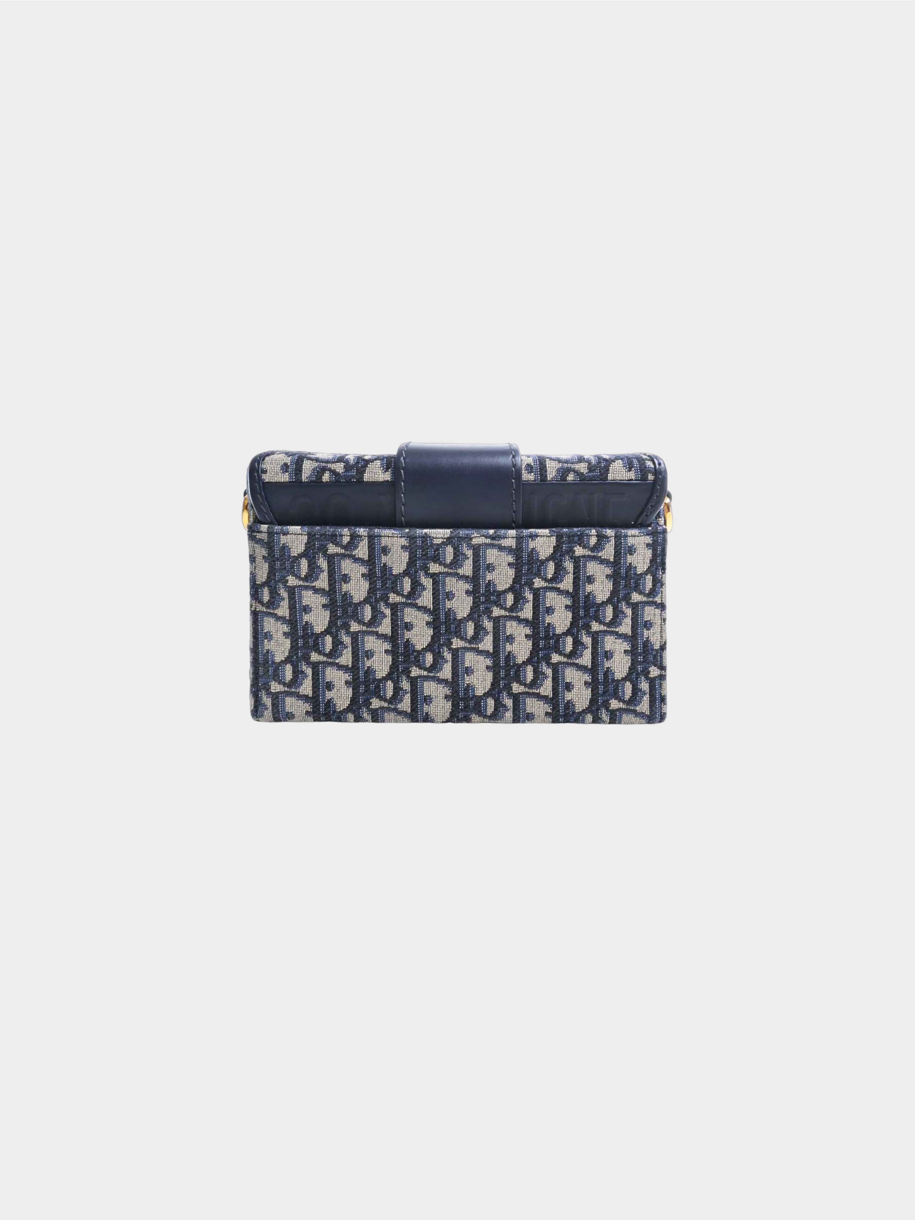 Christian Dior 2019 Navy Oblique 30 Montaigne Box Bag