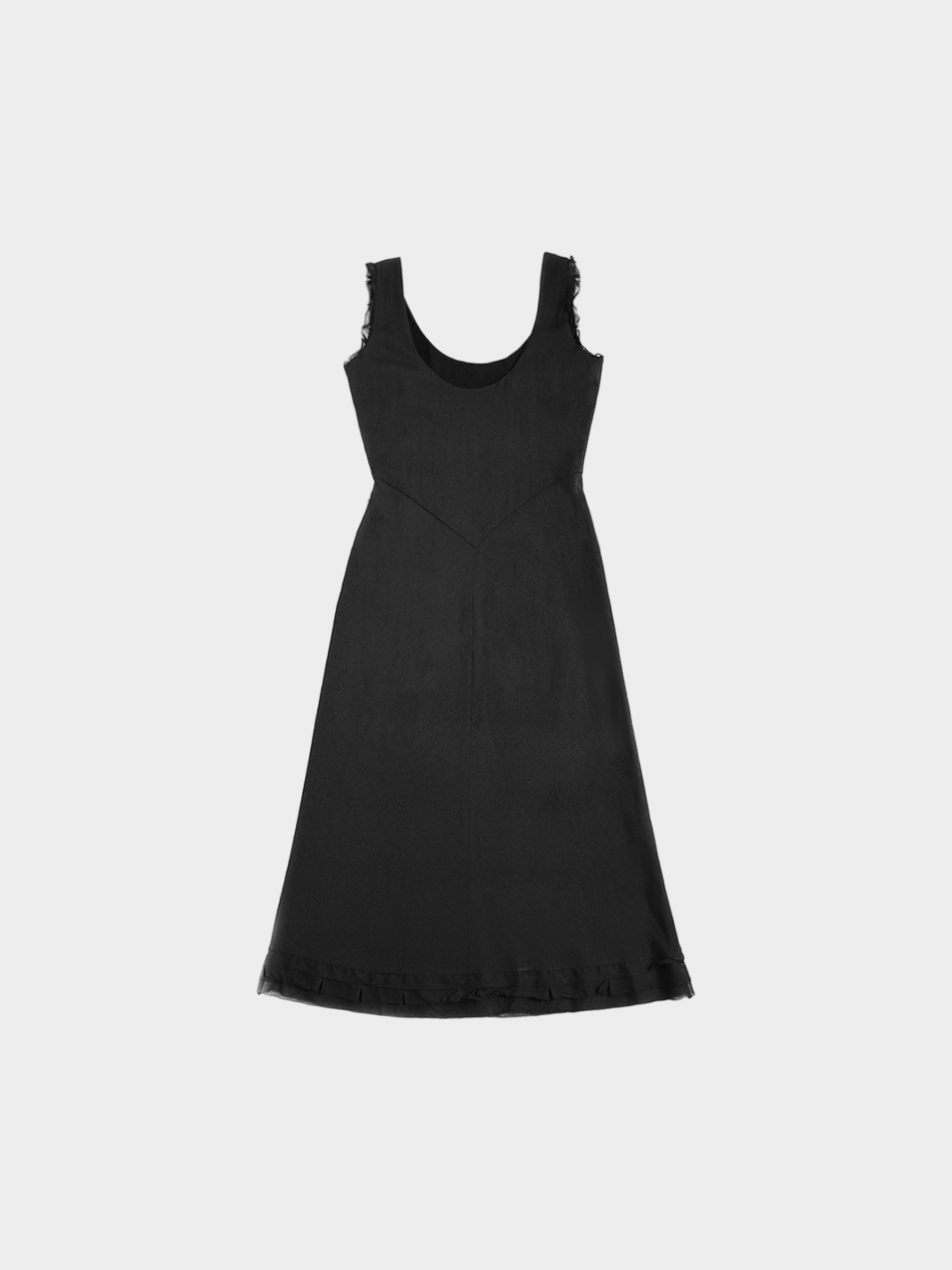 Prada FW 2000 Black Viscose Dress