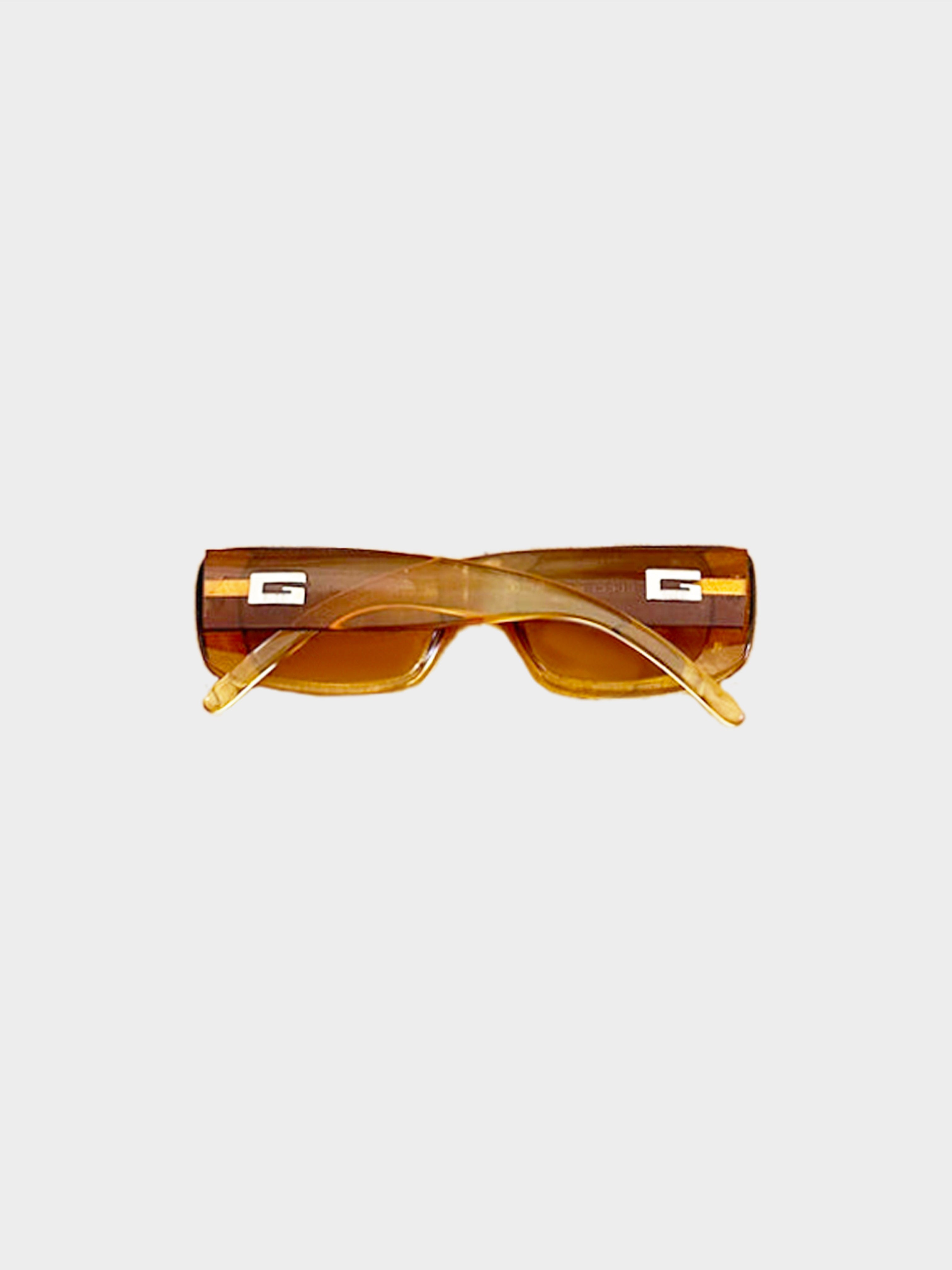 Gucci by Tom Ford 1990s Vintage Brown Ombre Sunglasses