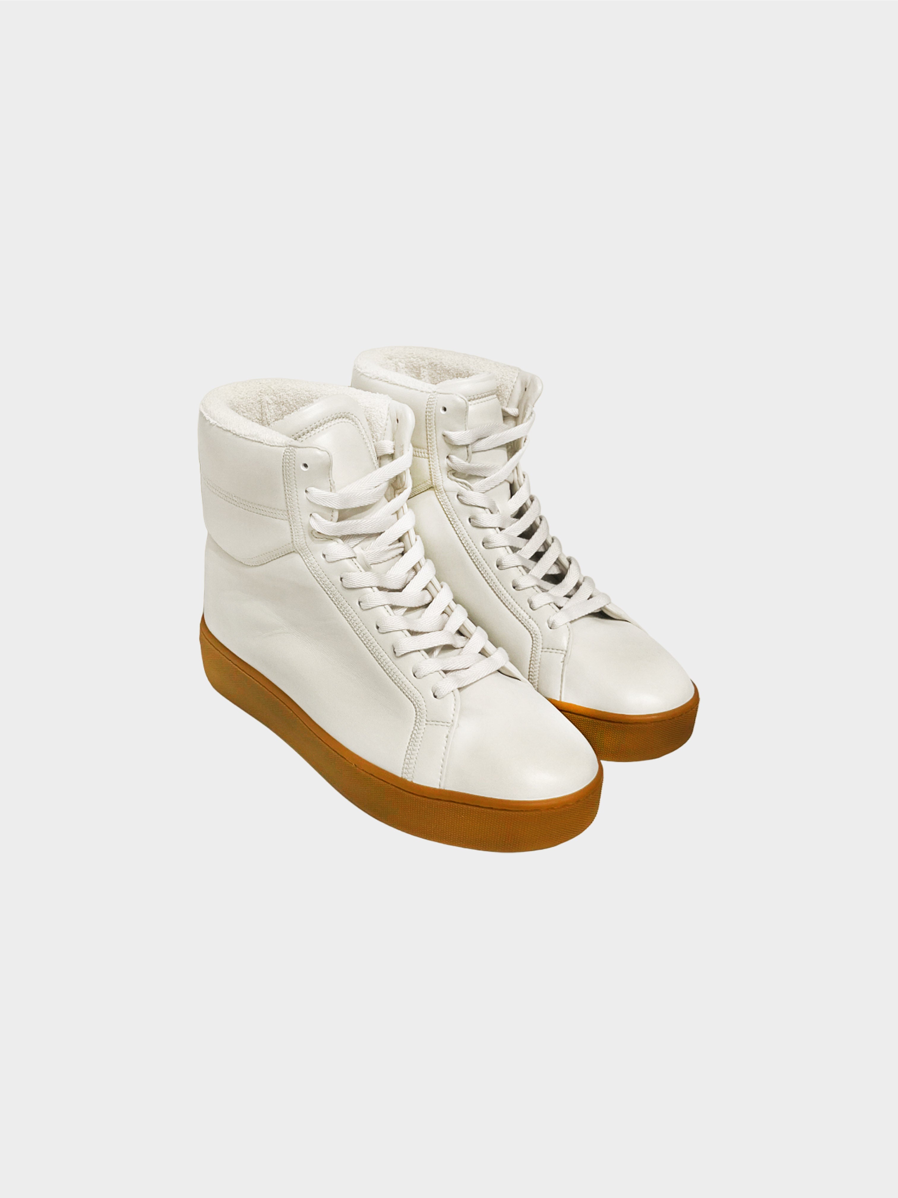 Bottega Veneta 2020s Cream High Top Sneakers