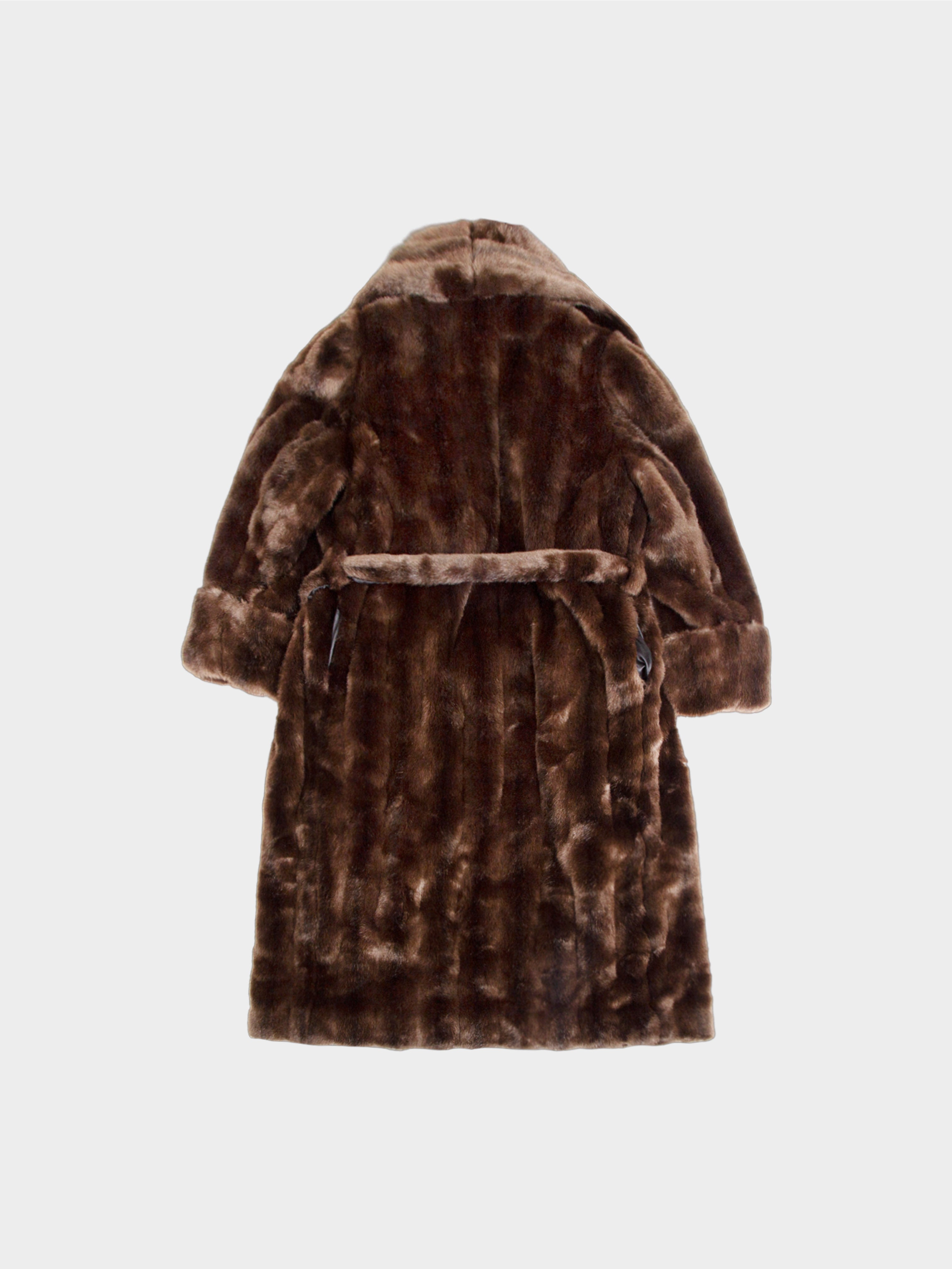 Jean Paul Gaultier 2000s Brown Fur Coat