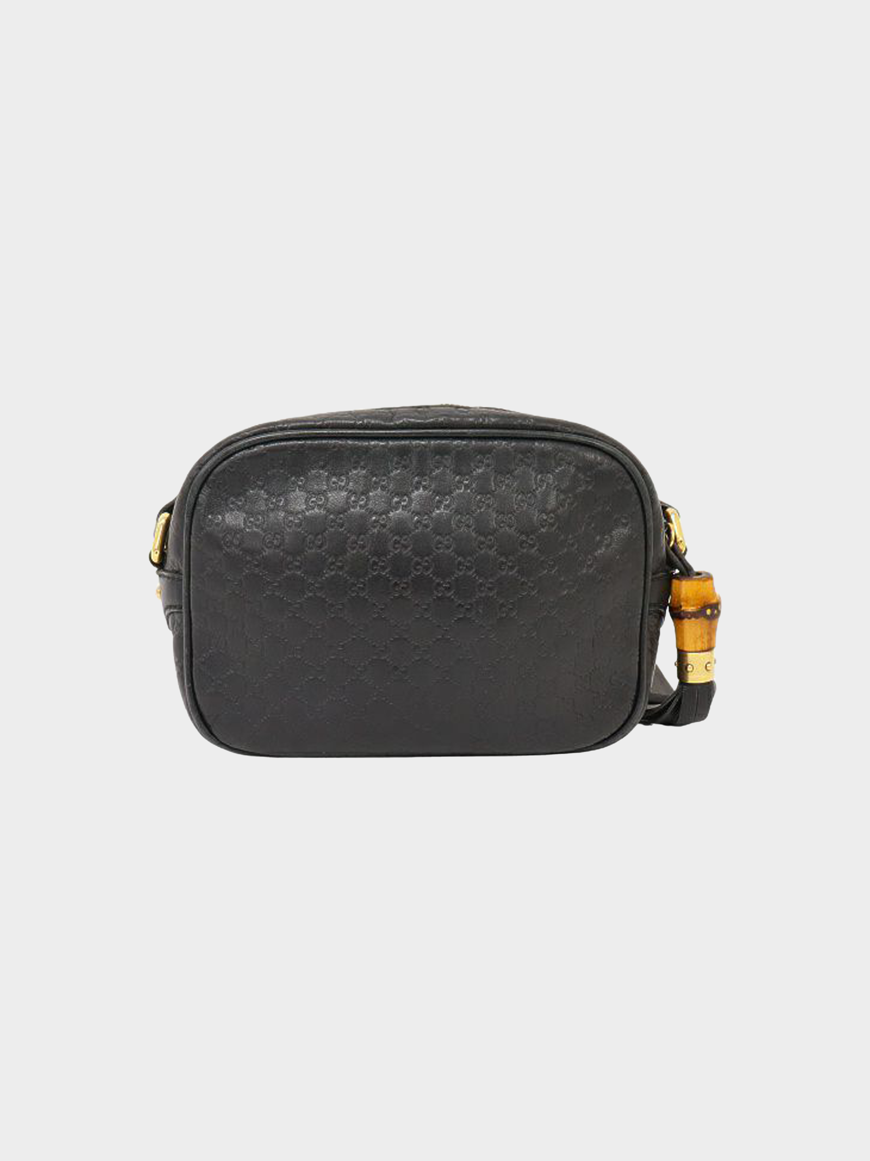 Gucci 2013 Microguccissima Sunshine Disco Crossbody Bag Black