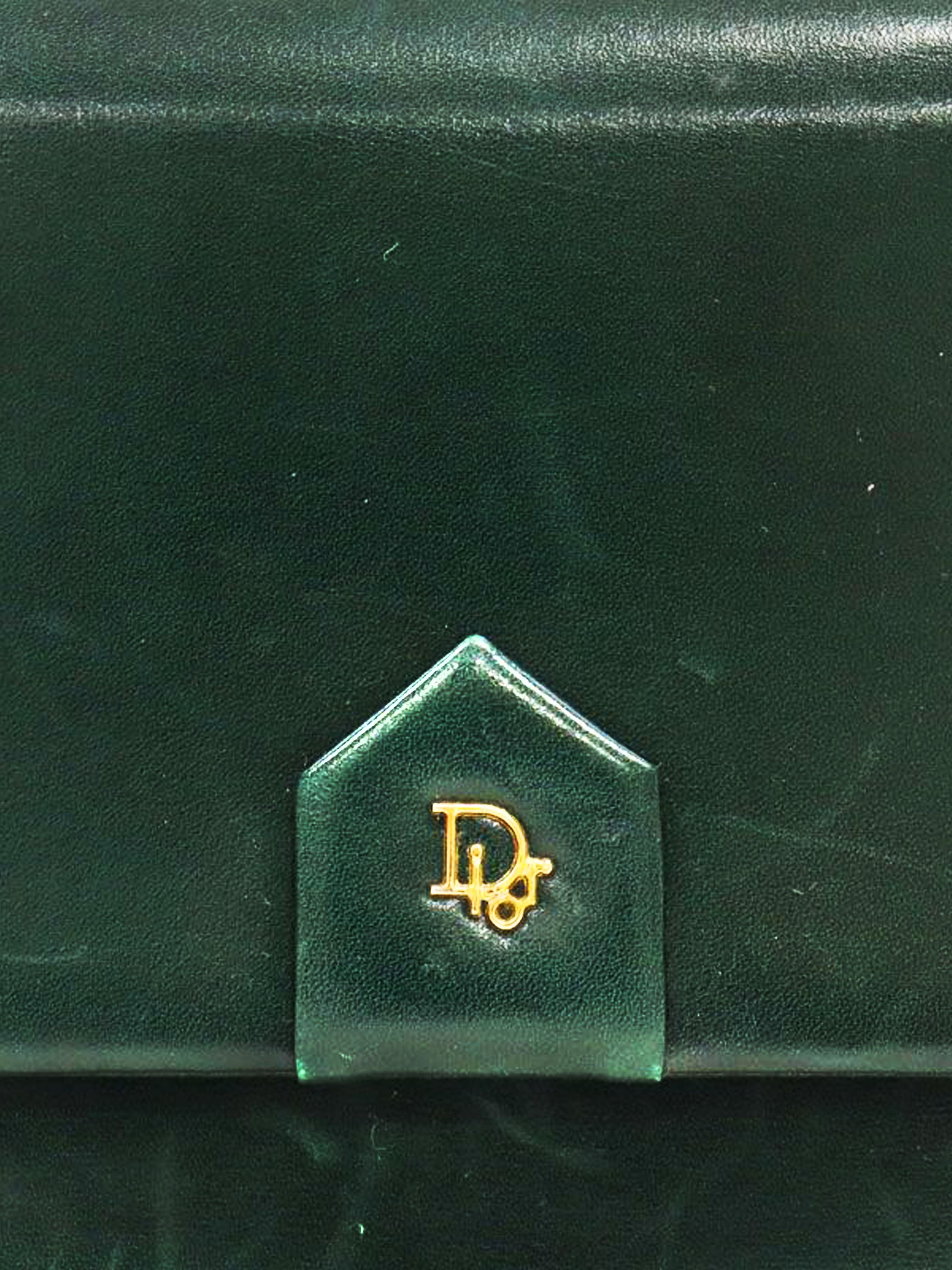 Christian Dior 1980s Green Crossbody Bag · INTO